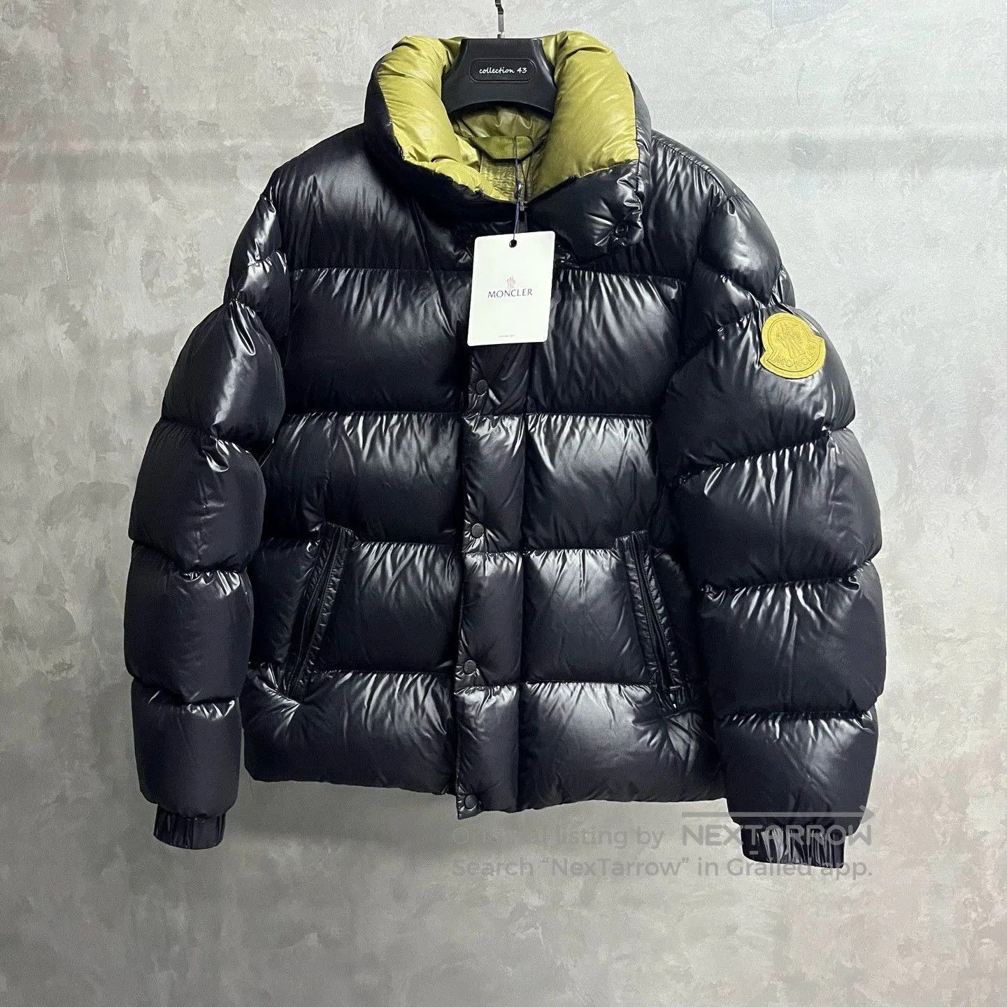 Moncler moncler black short down jacket with logo. Size US M / EU 48-50 / 2 - 1 Thumbnail