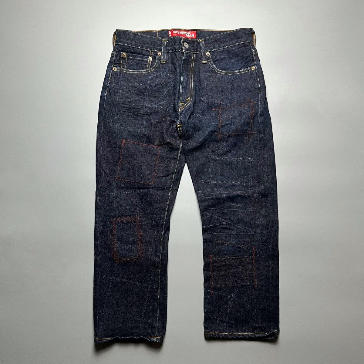 Junya Watanabe × Levi's Levis x Junya Watanabe - 513 Patch Work - Crop Jeans Size US 30 / EU 46 - 2 Thumbnail