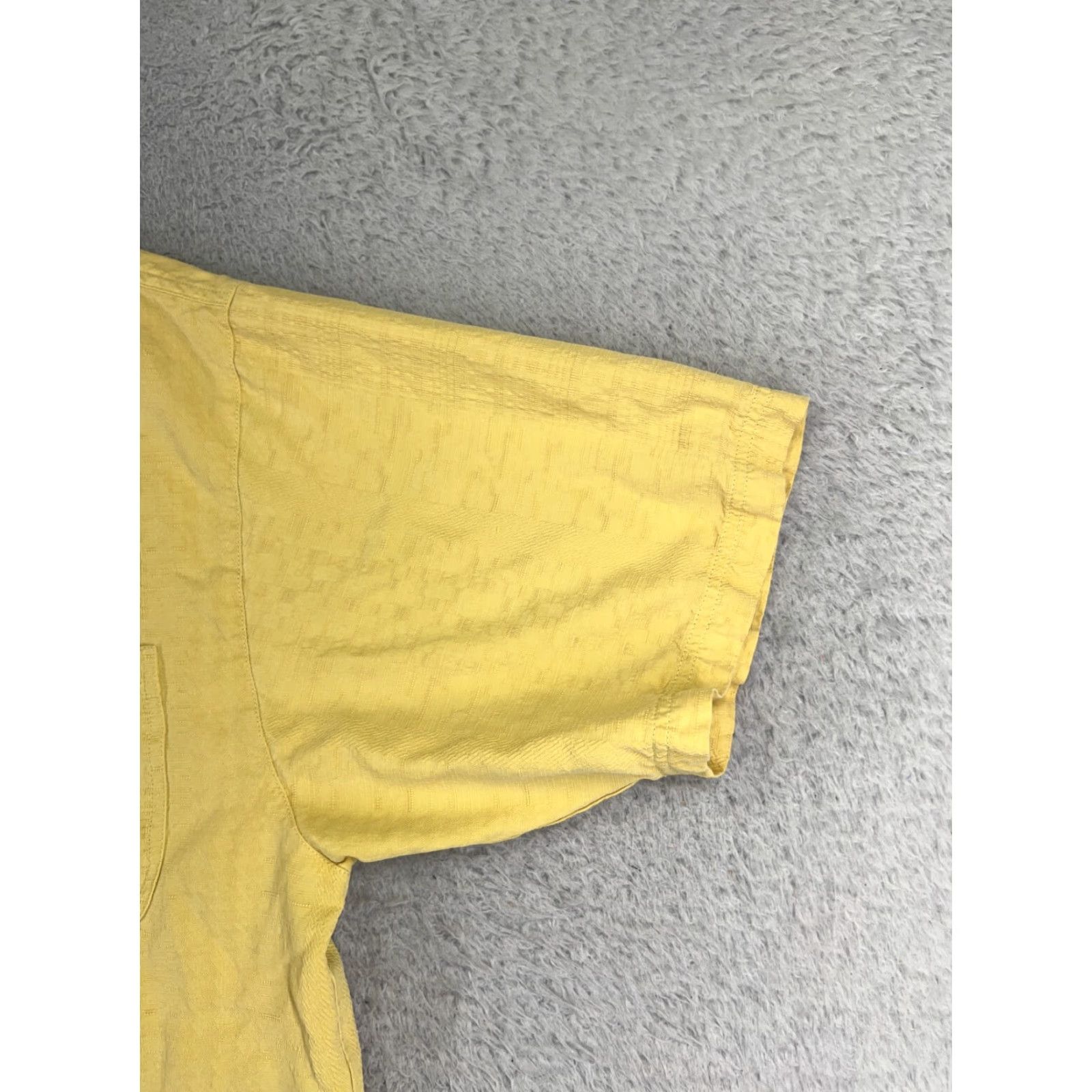 Tommy Bahama Tommy Bahama Shirt Men Large Yellow Stripe 100% Silk Hawaiian Button-Up Vacation Aloha Beach Resort 90s Mens Size US L / EU 52-54 / 3 - 2 Thumbnail
