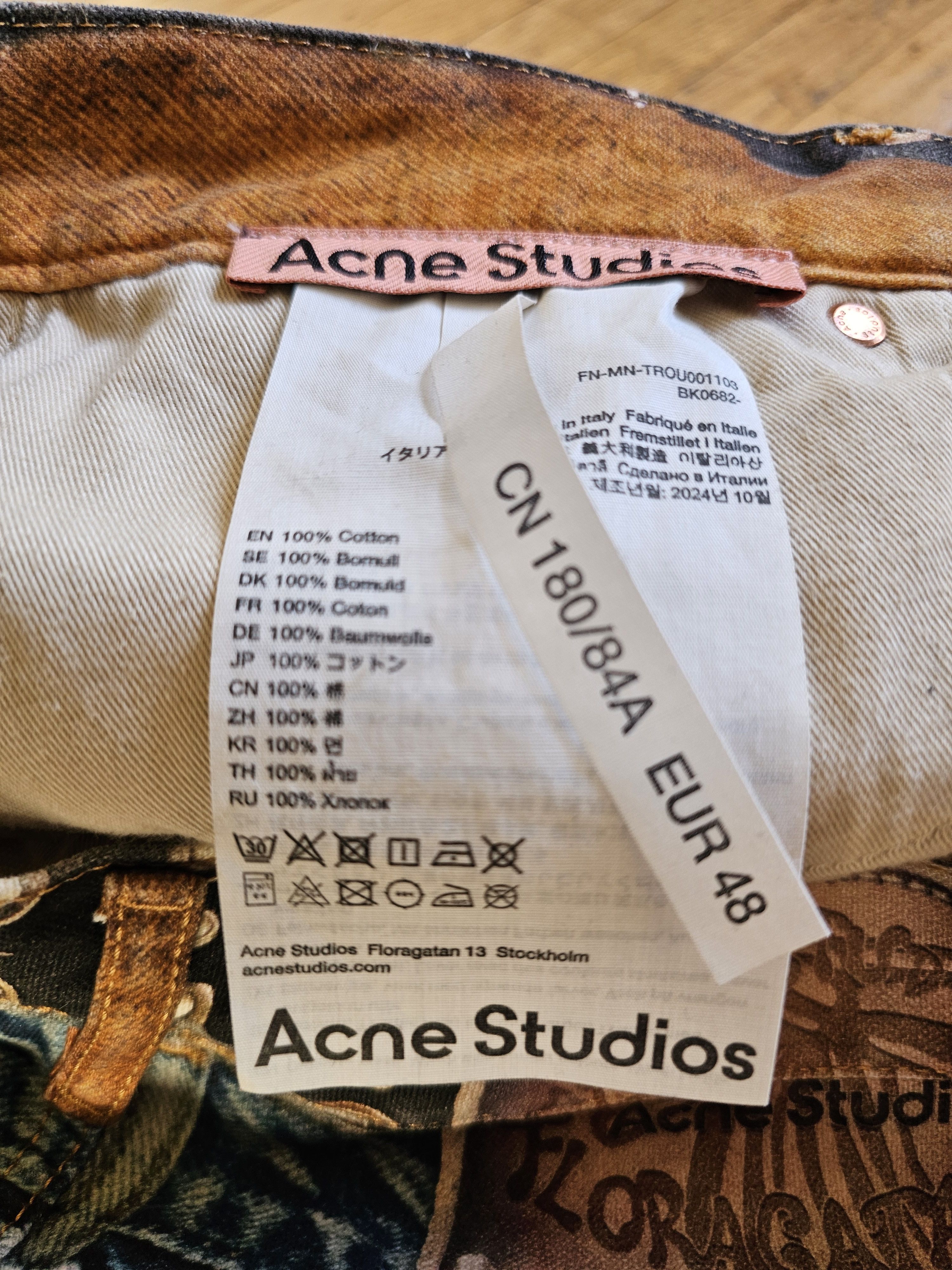 Acne Studios Acne Studios 2006M Trompe l'oeil Belt Jeans Size US 32 / EU 48 - 4 Thumbnail