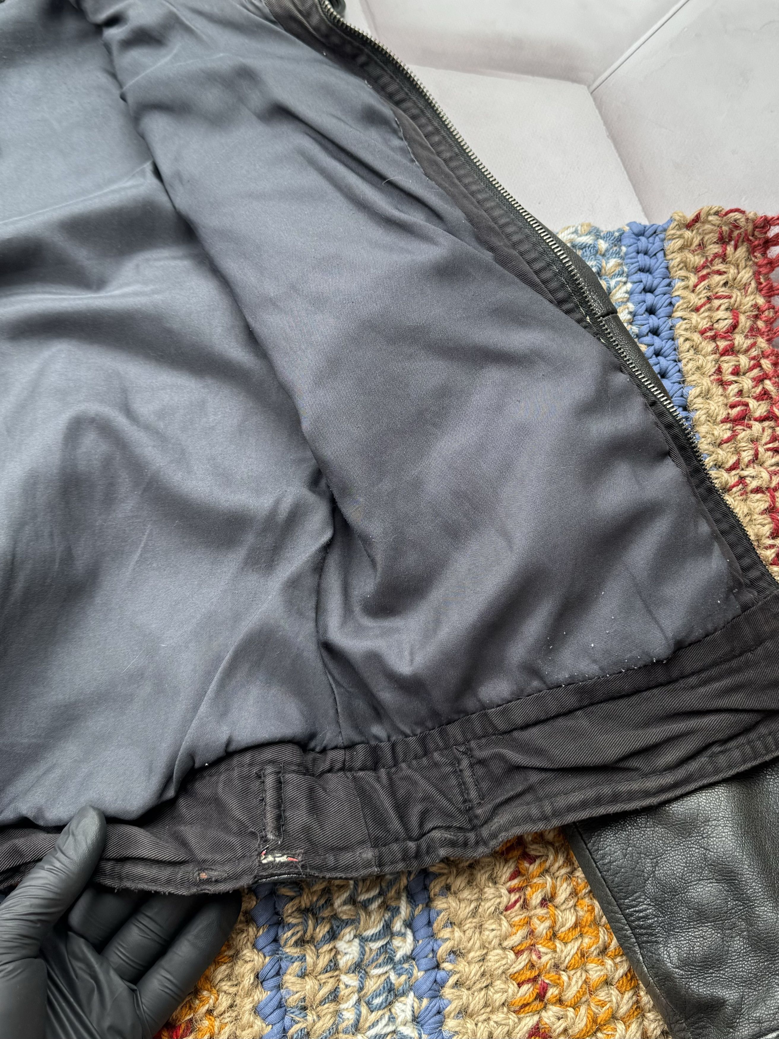 Vintage Vintage Cropped Leather Jacket Size M / US 6-8 / IT 42-44 - 6 Thumbnail