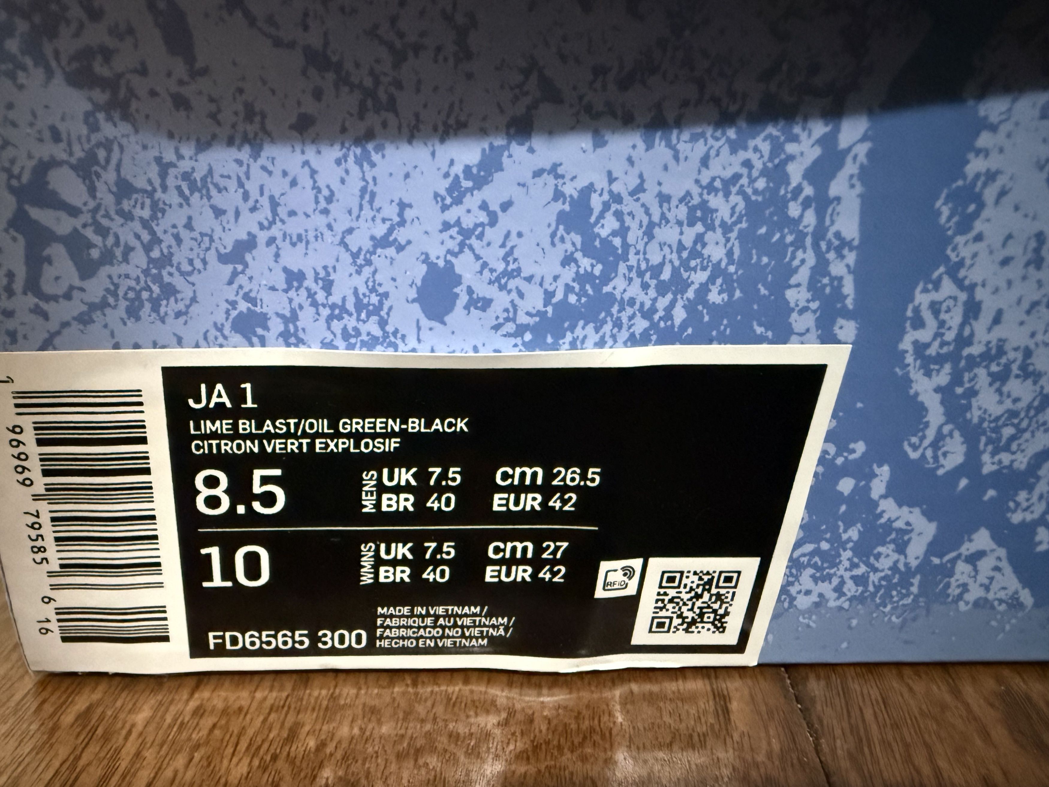 Nike Nike Ja 1 "Zombie" Size US 8.5 / EU 41-42 - 6 Thumbnail