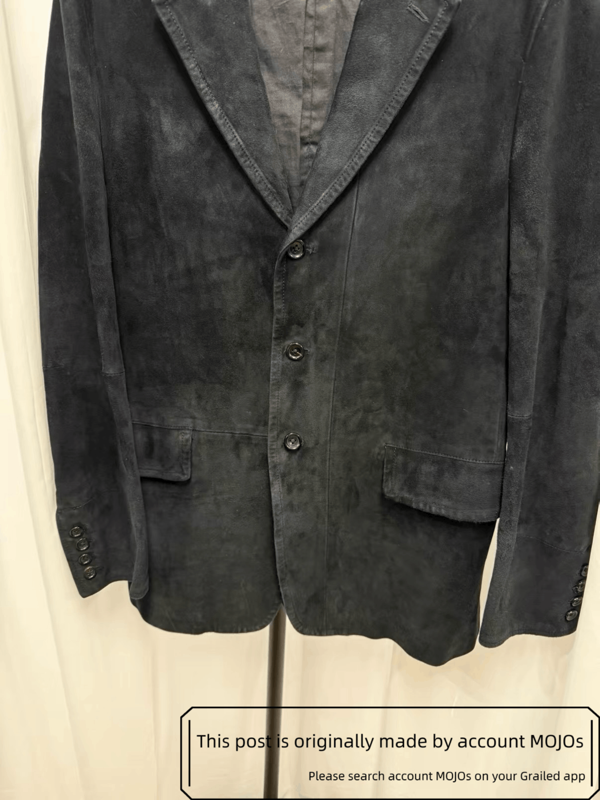 Yohji Yamamoto Sz 3 Yohji Yamamoto Suede Blazer mojos3127 Size US L / EU 52-54 / 3 - 5 Thumbnail