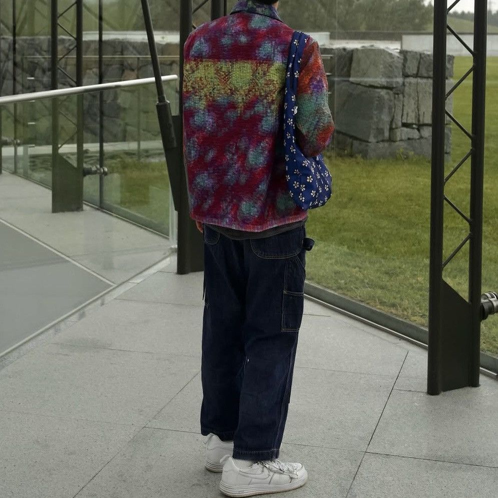 Craig Green SS19 Vibrating Floral Line Stitch Worker Jacket rainbow Size US S / EU 44-46 / 1 - 9 Thumbnail