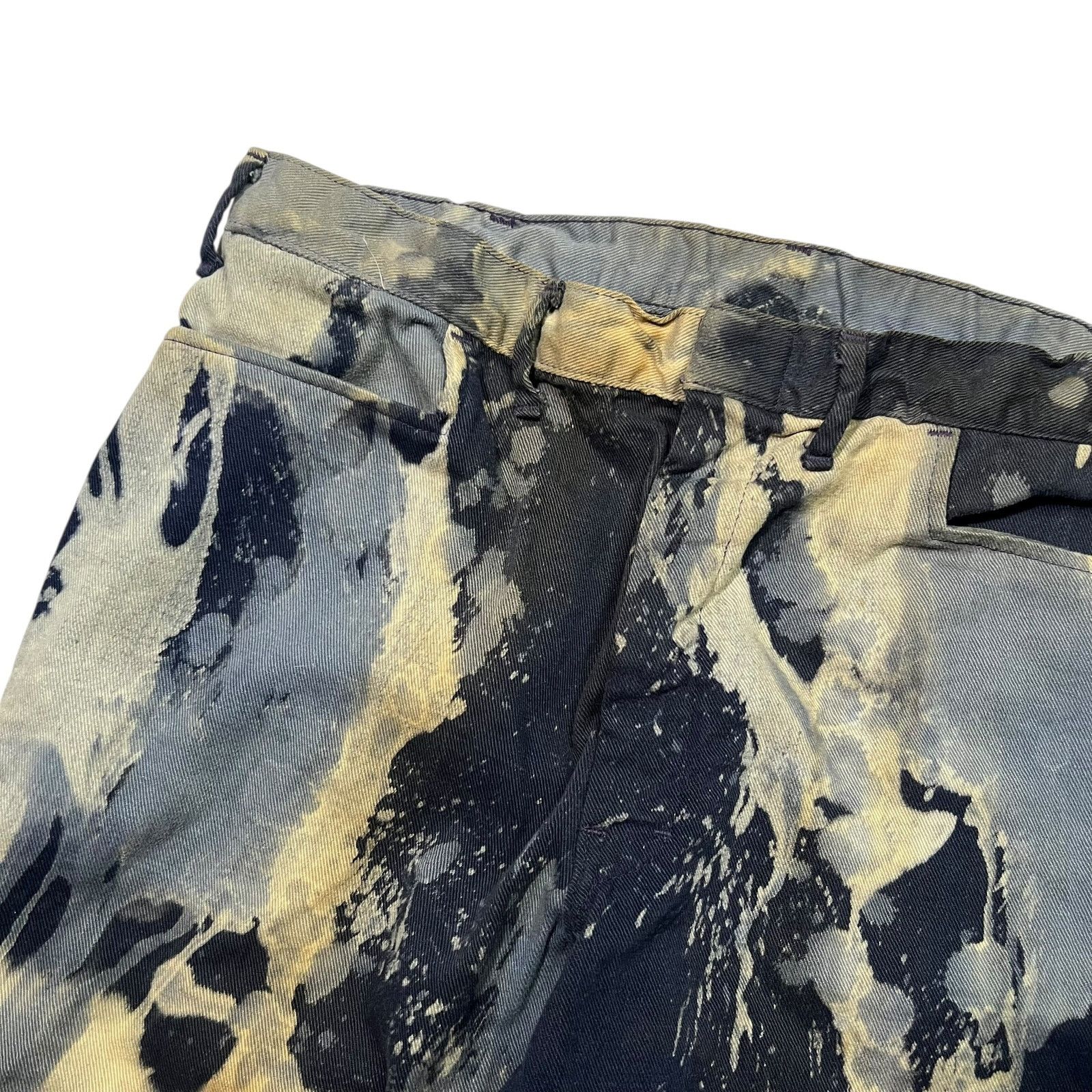 Vintage Vintage 1970s acid wash tie dye faded hippie flare pants Size US 33 - 5 Thumbnail