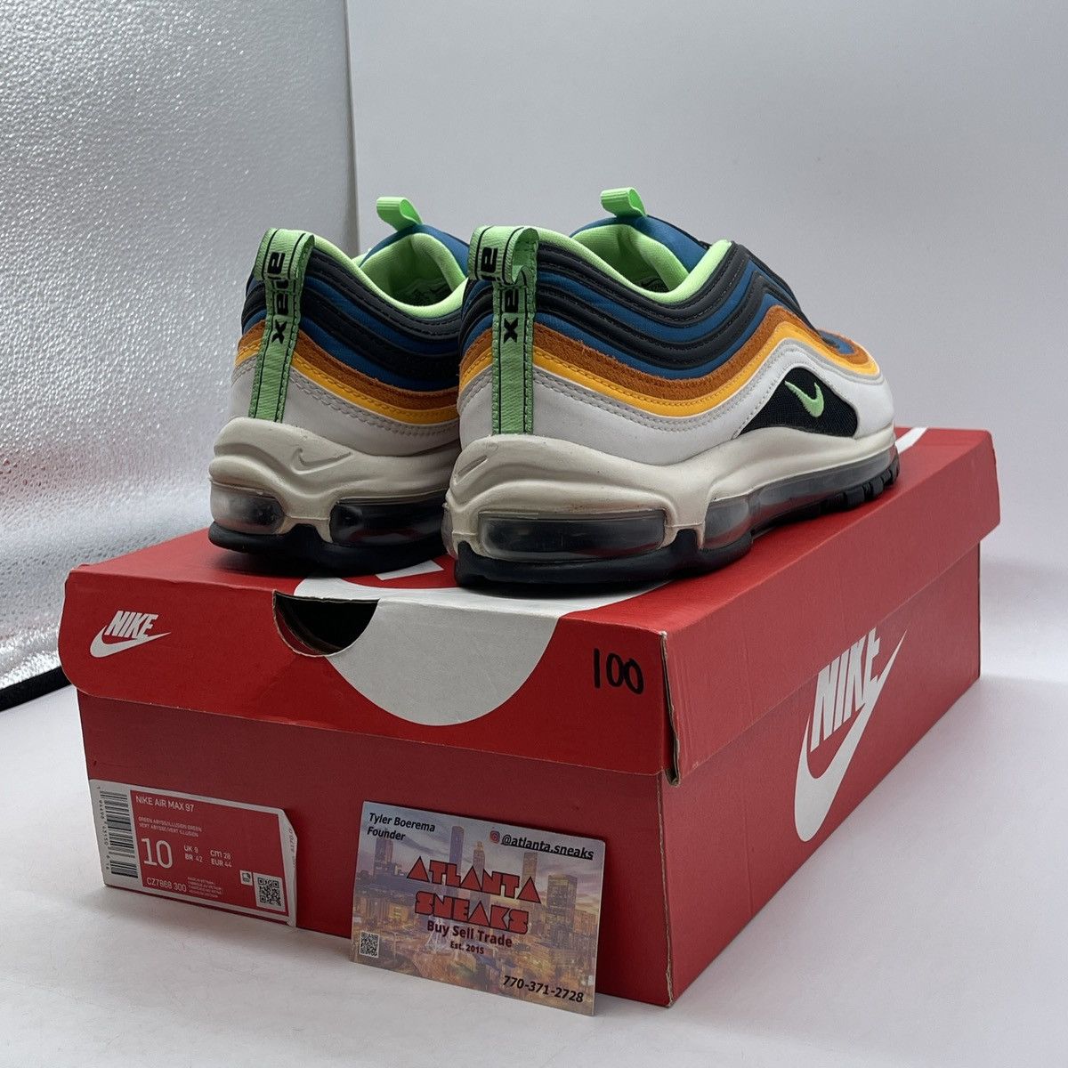 Air max 97 green Abbys illusion green