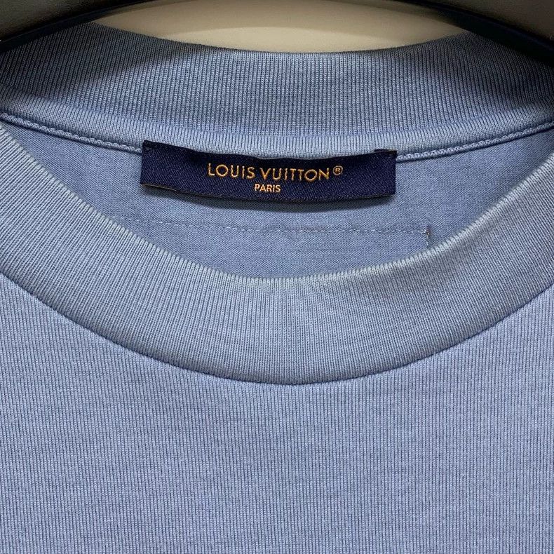 Louis Vuitton Louis Vuitton Haze Blue Short Sleeve T-shirt 2503-Nextarro Size US L / EU 52-54 / 3 - 3 Thumbnail