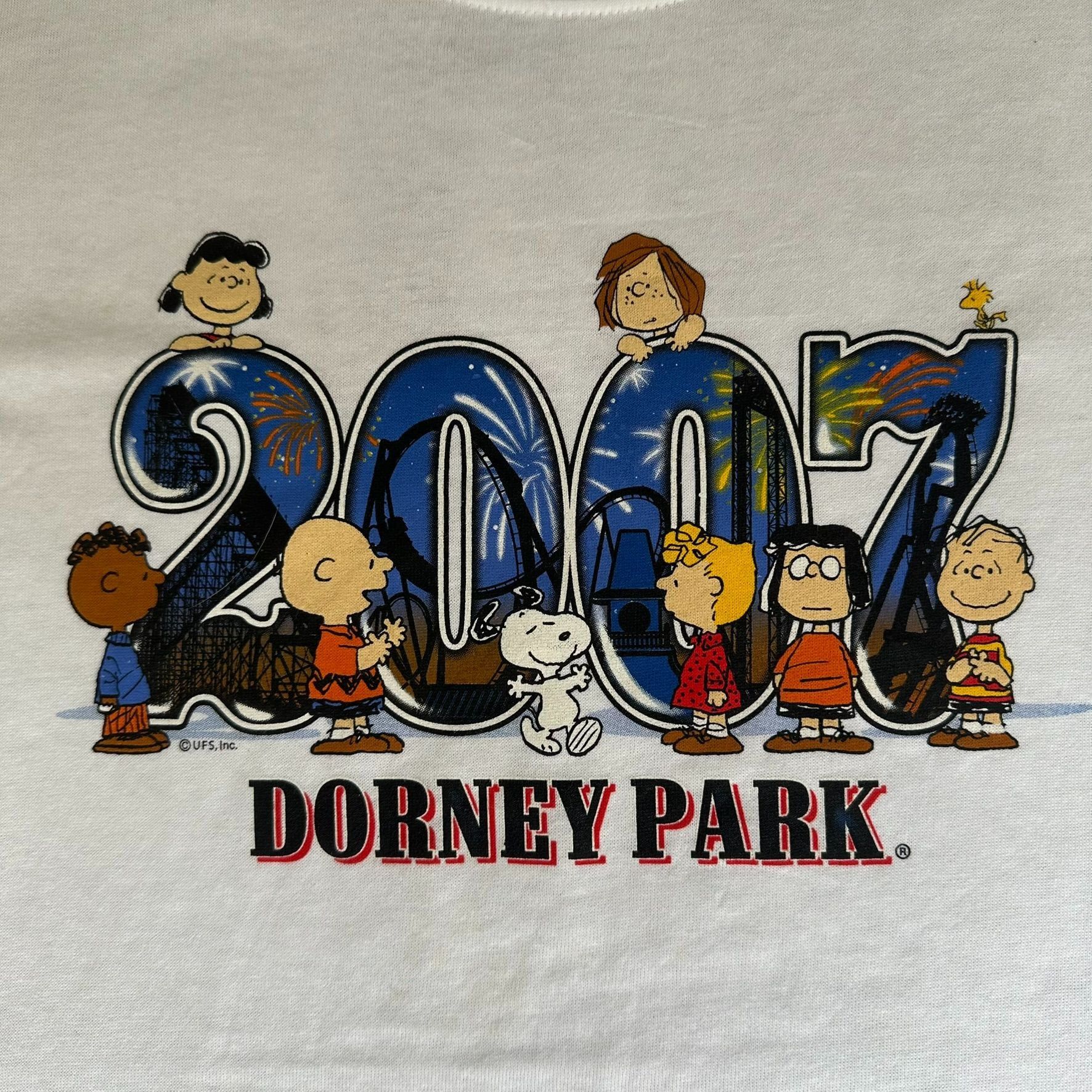 Vintage Vintage Y2K Peanuts Charlie Brown T-Shirt Snoopy Dorney Park Size US M / EU 48-50 / 2 - 2 Thumbnail