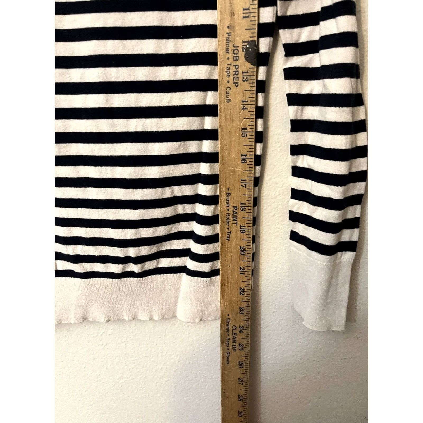 Nautica Nautica striped top white boat sleeve Long Womens Small size Size S / US 4 / IT 40 - 4 Thumbnail