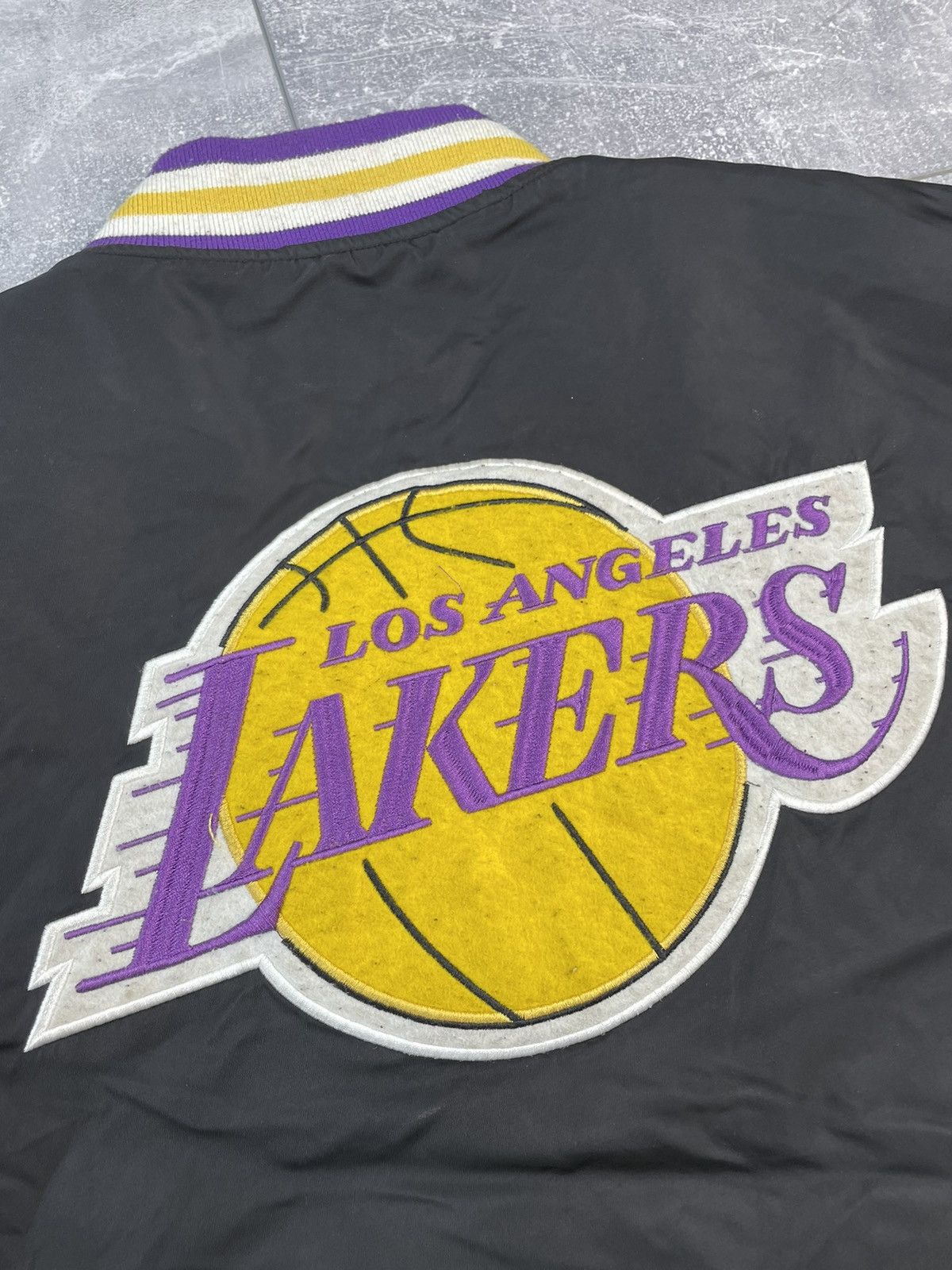 NBA NBA Lakers Varsity Bomber Jacket Size US L / EU 52-54 / 3 - 4 Thumbnail