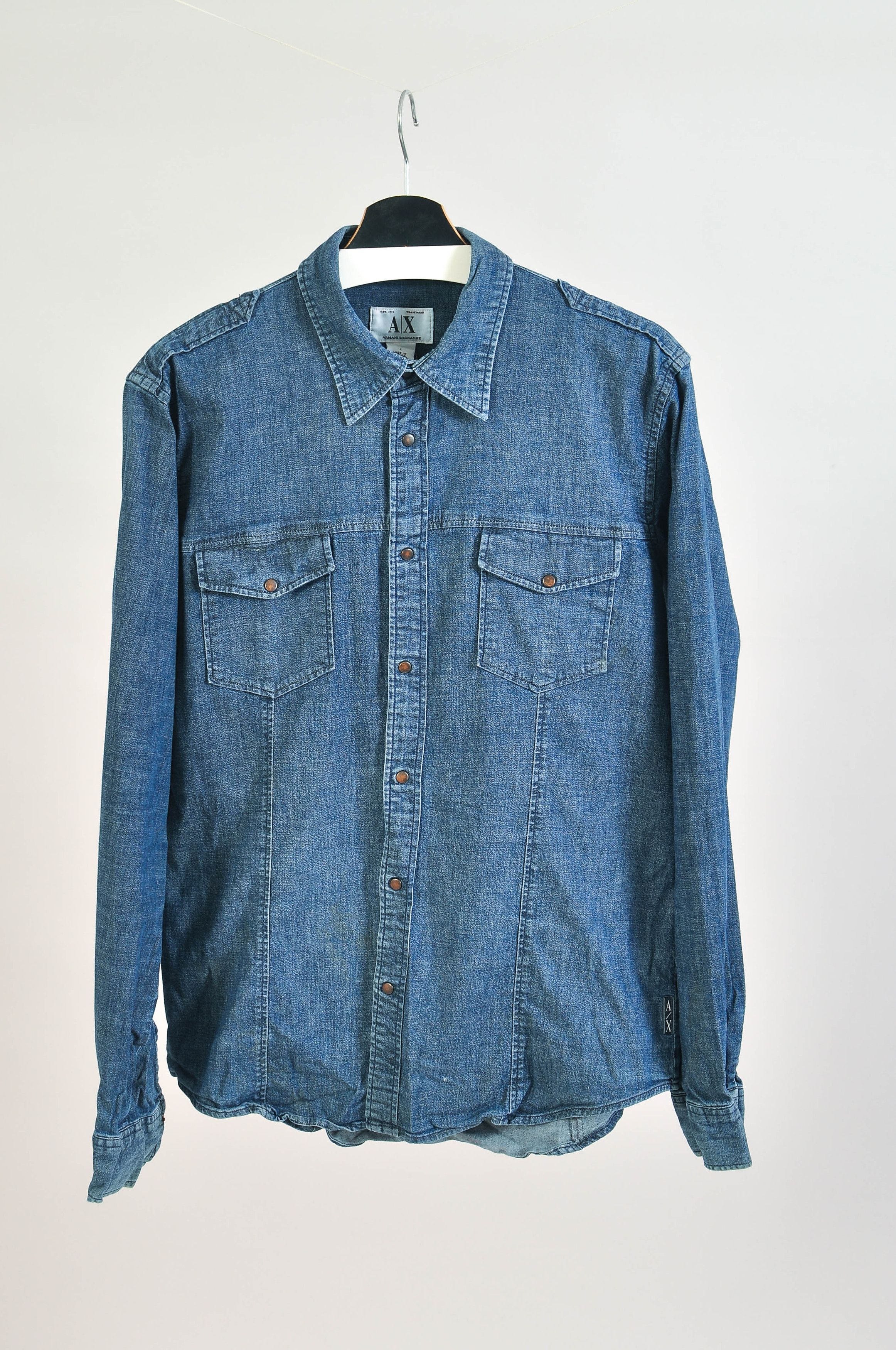 Armani Exchange Armani Exchange denim shirt Size US L / EU 52-54 / 3 - 1 Thumbnail
