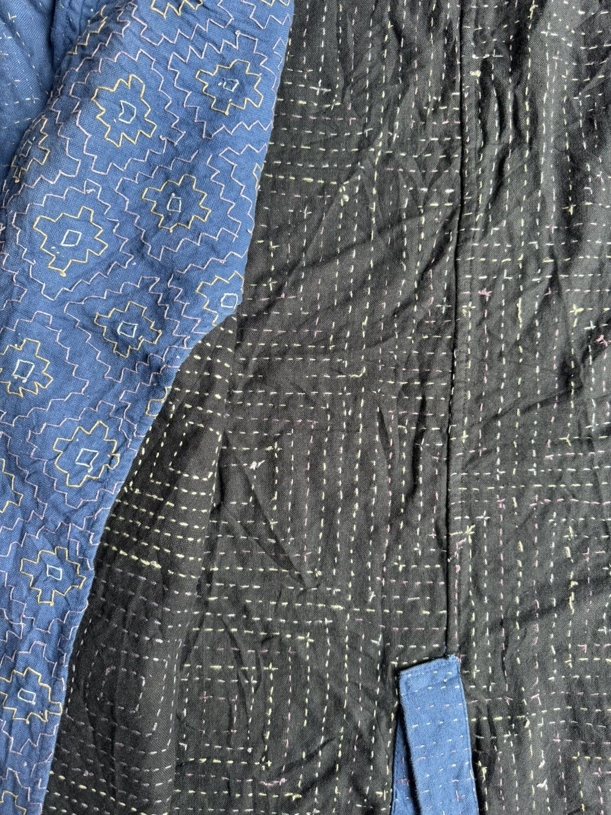 Japanese Brand VERY RARE VINTAGE JACKET SASHIKO BORO HANDMADE STITCHING Size US L / EU 52-54 / 3 - 5 Thumbnail