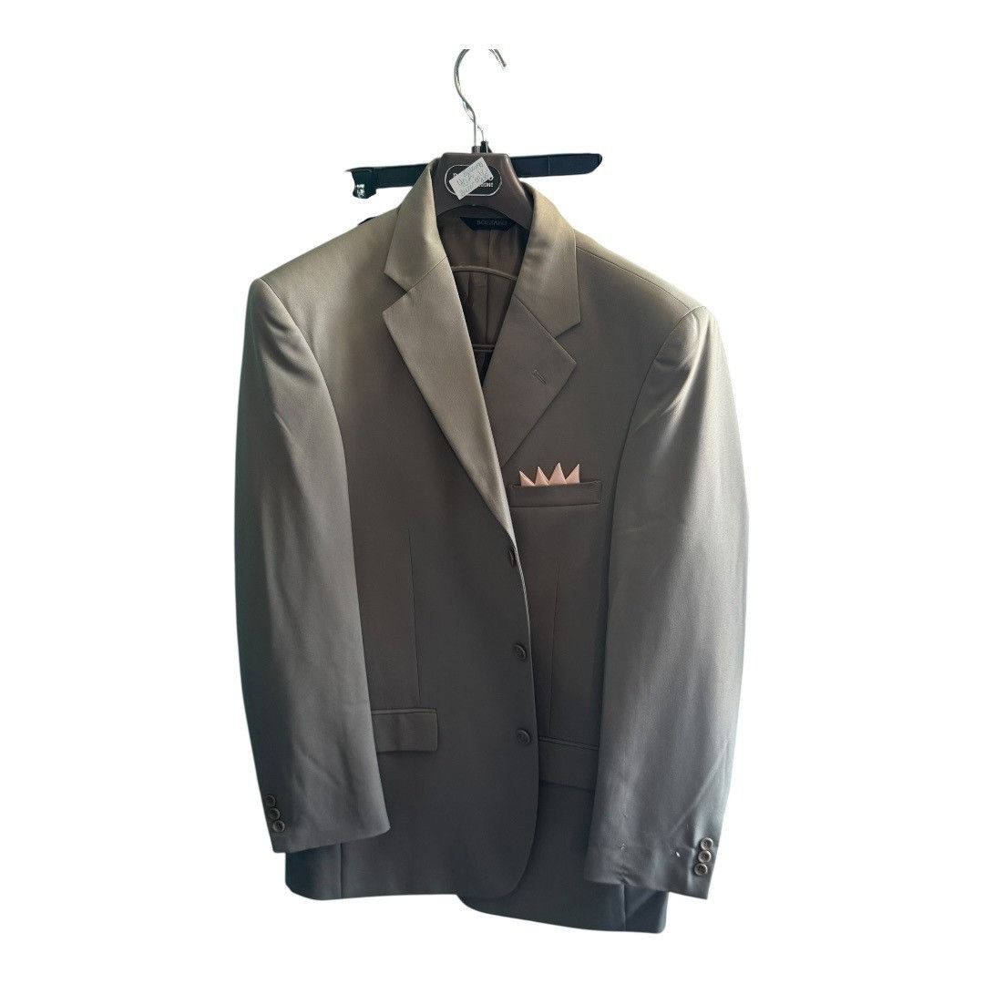 Other Bolzano Men’s Blazer – Size 40R – Taupe with Pink Pocket Squ Size 40R - 1 Thumbnail