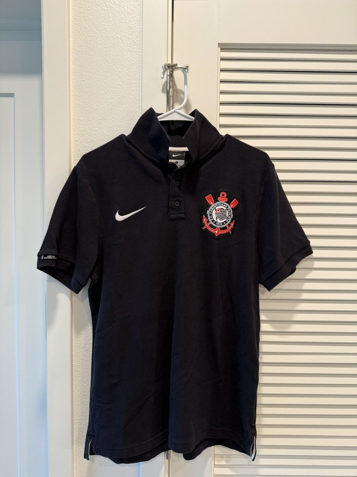 Nike Corinthians Nike Black Polo Size US L / EU 52-54 / 3 - 1 Thumbnail