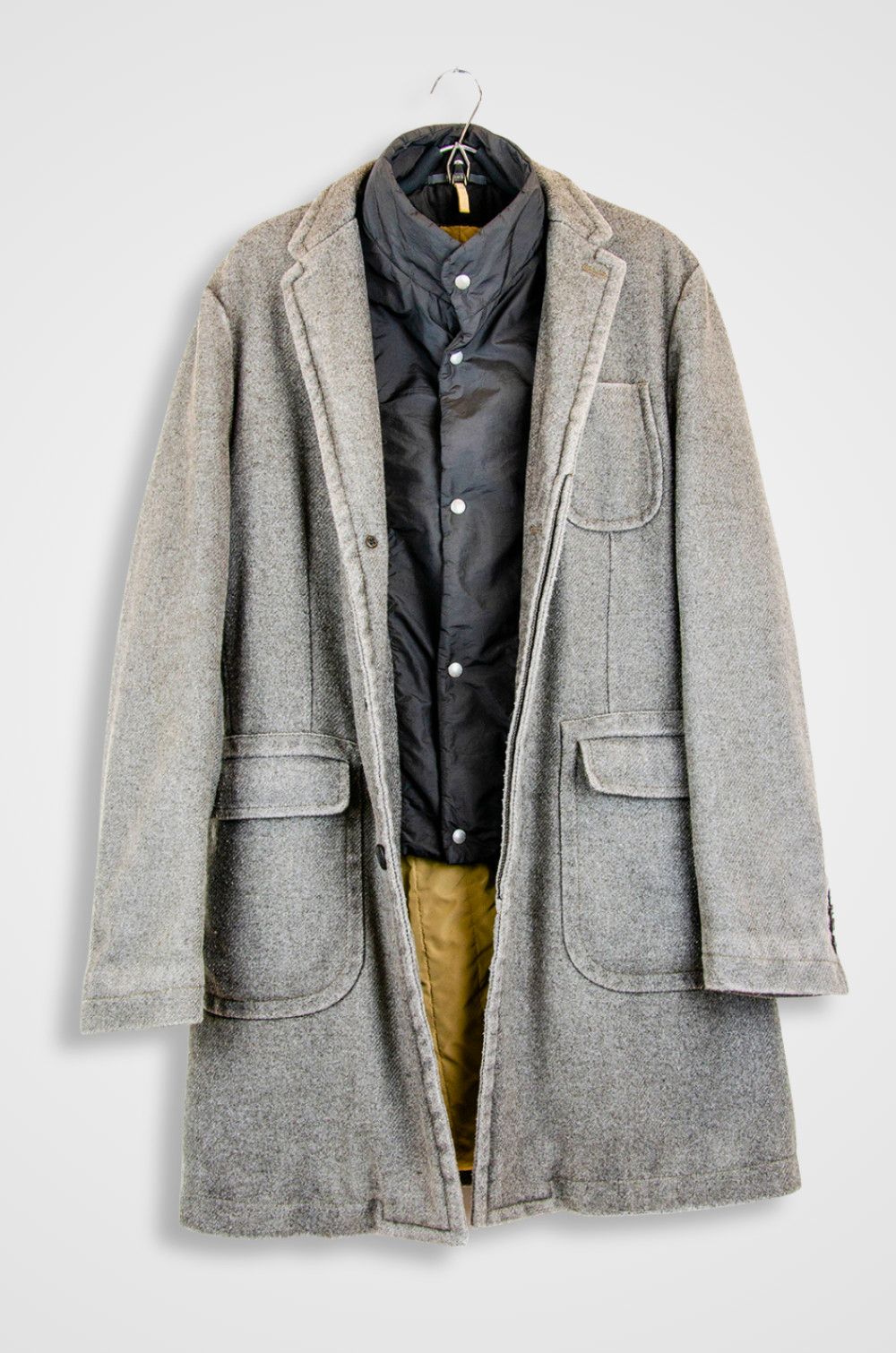 C.P. Company Wool Coat w/ Quilted Liner IT54