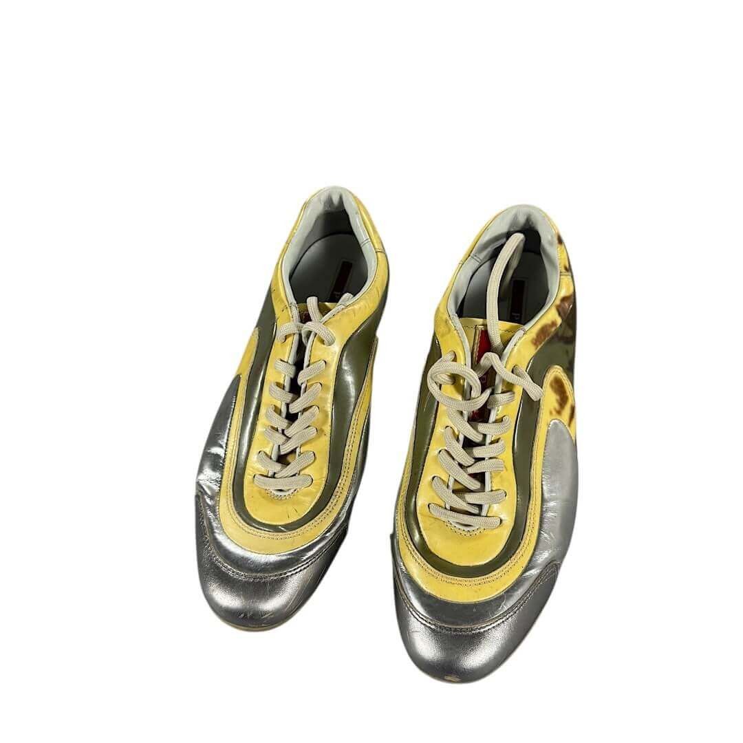 Prada Vintage Prada 2000s Monte Carlo Driving Sneakers Size US 5.5 / EU 38 - 1 Thumbnail