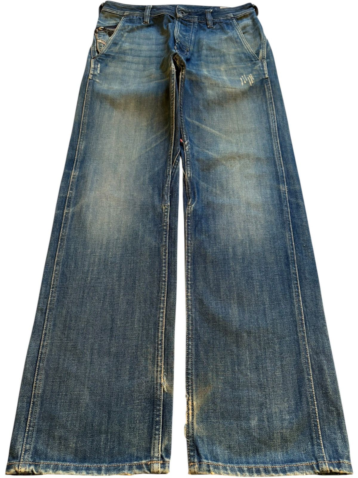 Diesel Vintage Diesel Pheyo Mud Wash Buckle Back Baggy Jeans Size US 32 / EU 48 - 1 Thumbnail