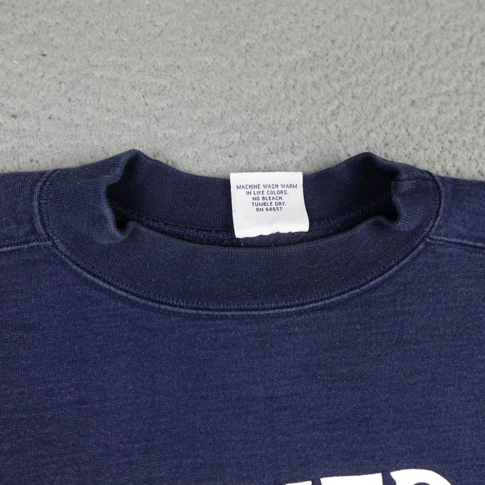 Vintage VINTAGE The Cotton Exchange Sweatshirt Mens M Cotton USA 90s College Crew Neck Blue Size US M / EU 48-50 / 2 - 5 Thumbnail