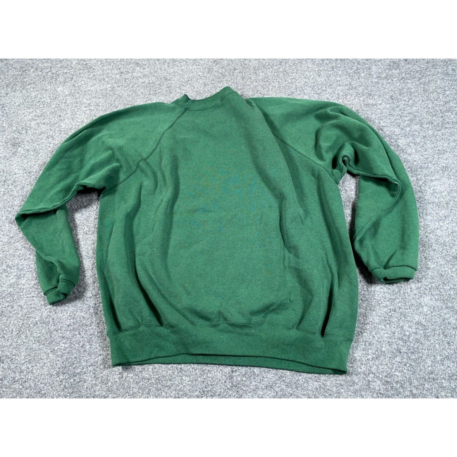 Hanes VINTAGE Hanes St. Thomas Sweatshirt Shirt Adult 2XL Green Dolphins Retro 90s Mens Size US XXL / EU 58 / 5 - 2 Thumbnail