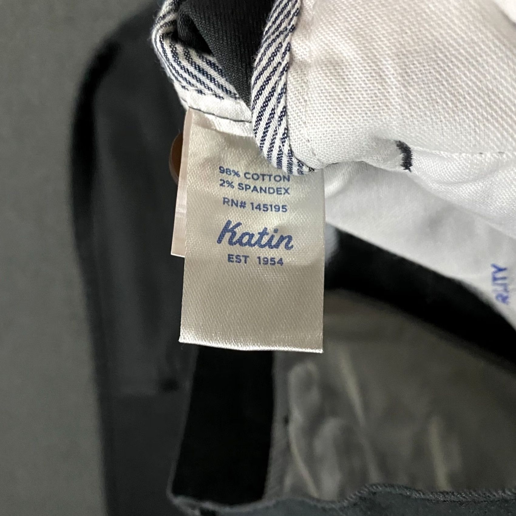 Katin Kraft Pant Chino Stretch Twill Skate Surf Black Wash Gray Size 30x31 New Mens, Men's — image 3 of 6