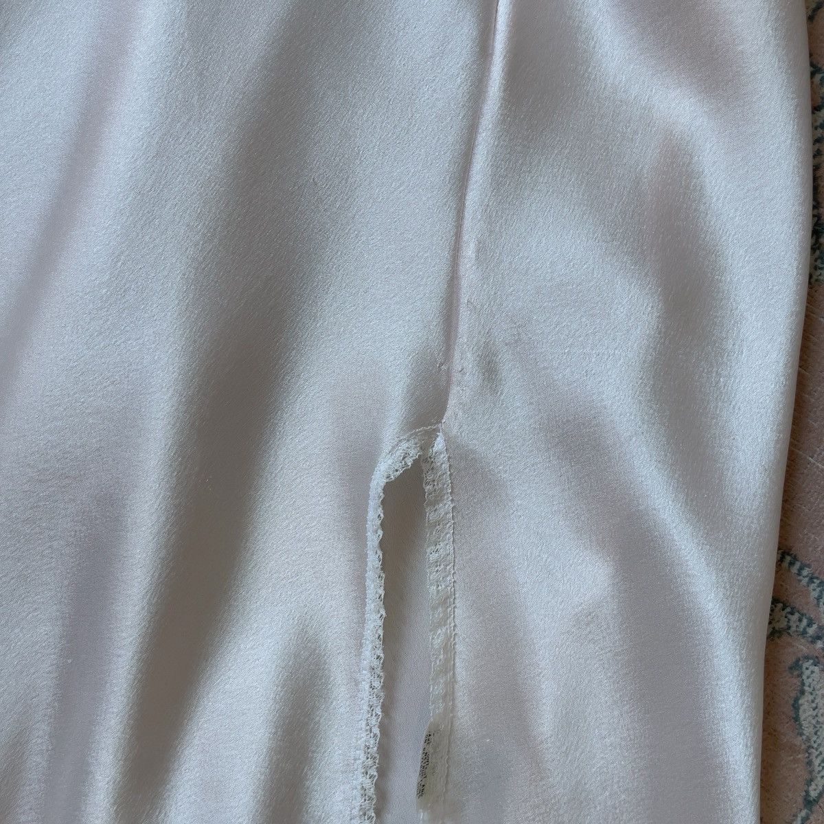 Victoria's Secret Victoria’s Secret 1980s Blush Pink Satin Mini Slip Dress (M) Size M / US 6-8 / IT 42-44 - 12 Thumbnail