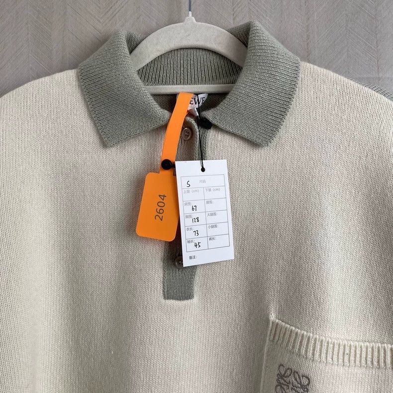 Loewe Loewe Color Block Wool Polo Shirt Size US S / EU 44-46 / 1 - 6 Thumbnail