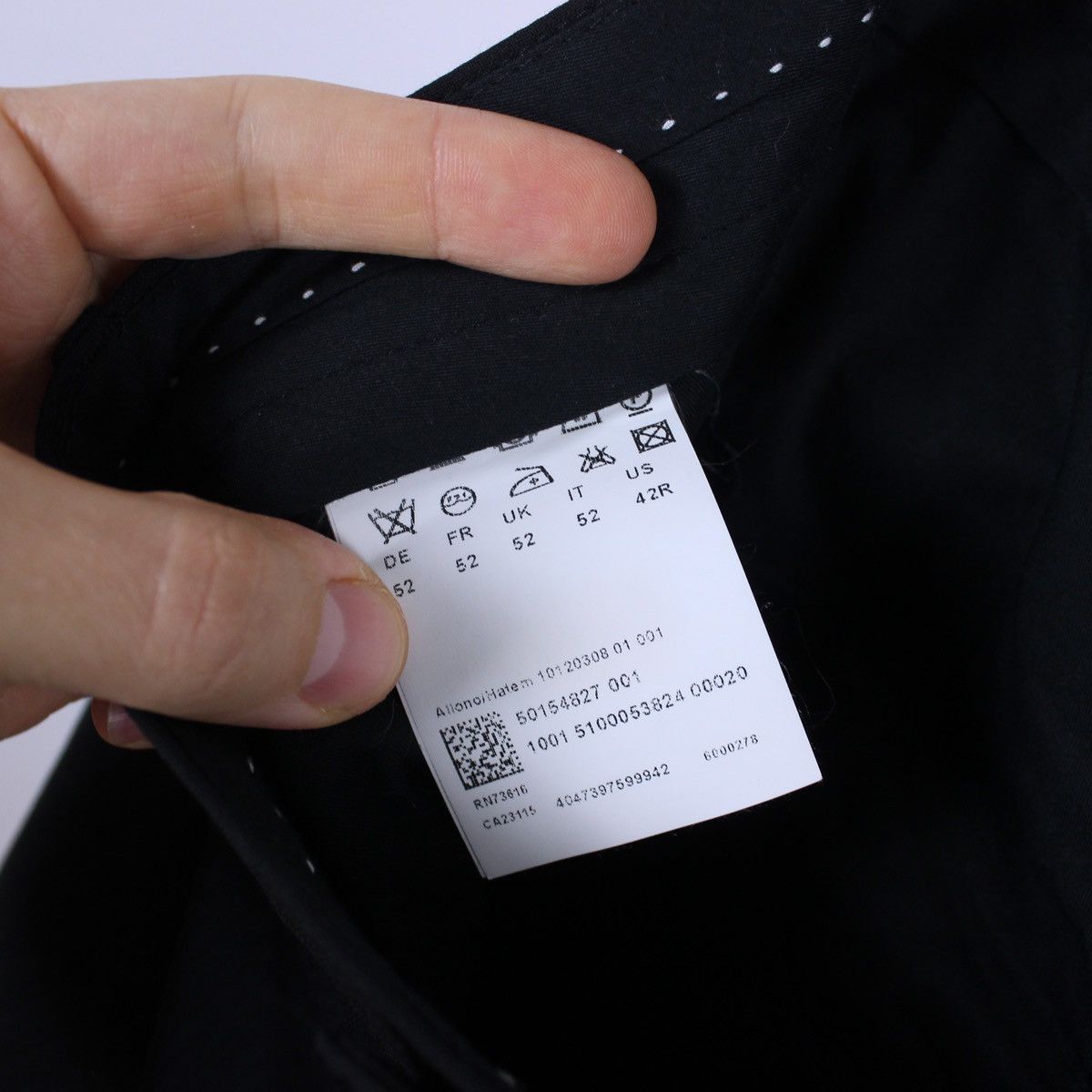 Hugo Hugo Boss Pinstripe Suits Blazer Pants Size 42R - 11 Thumbnail
