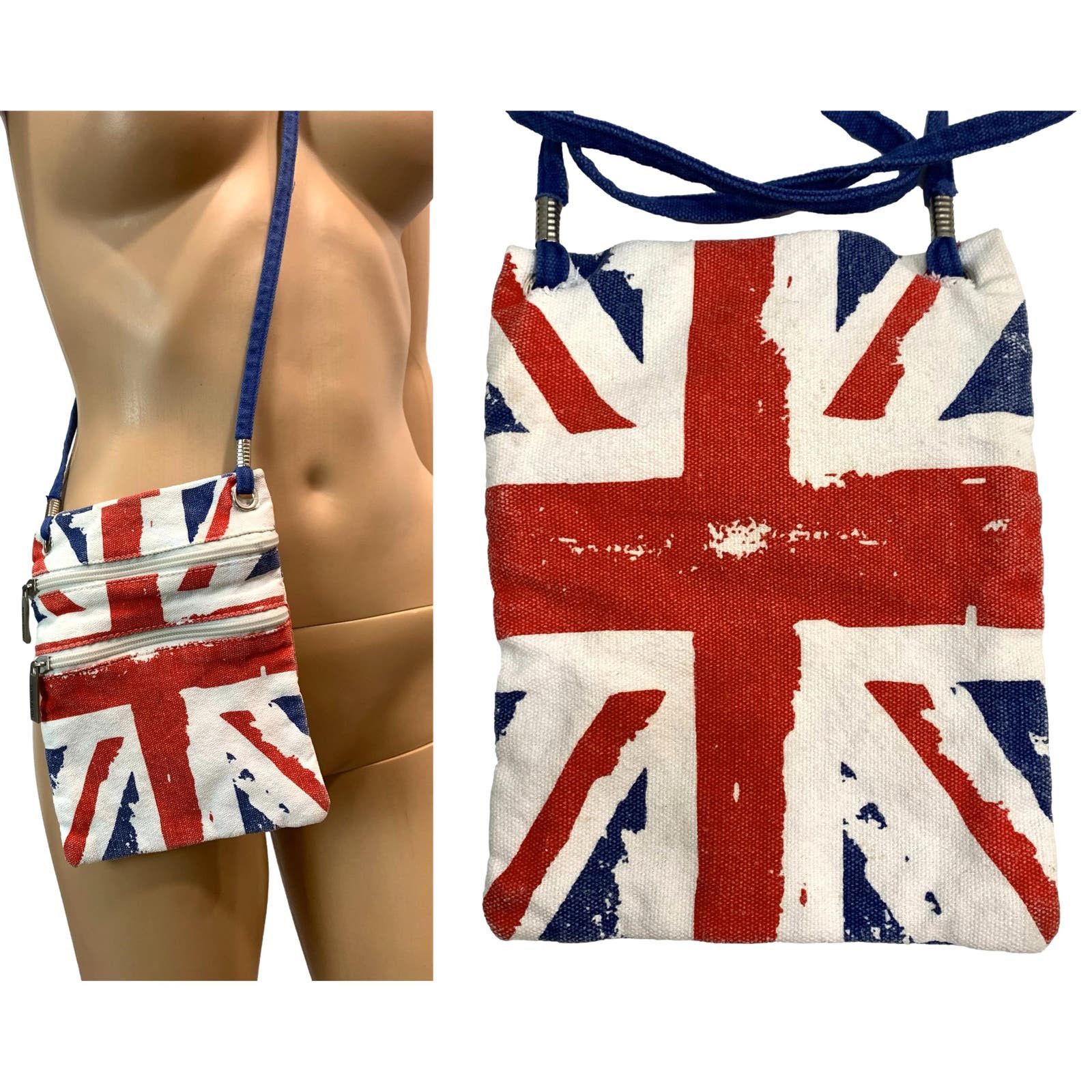 Robin Ruth Robin Ruth UK England Union Jack Small Crossbody Mini Bag ...