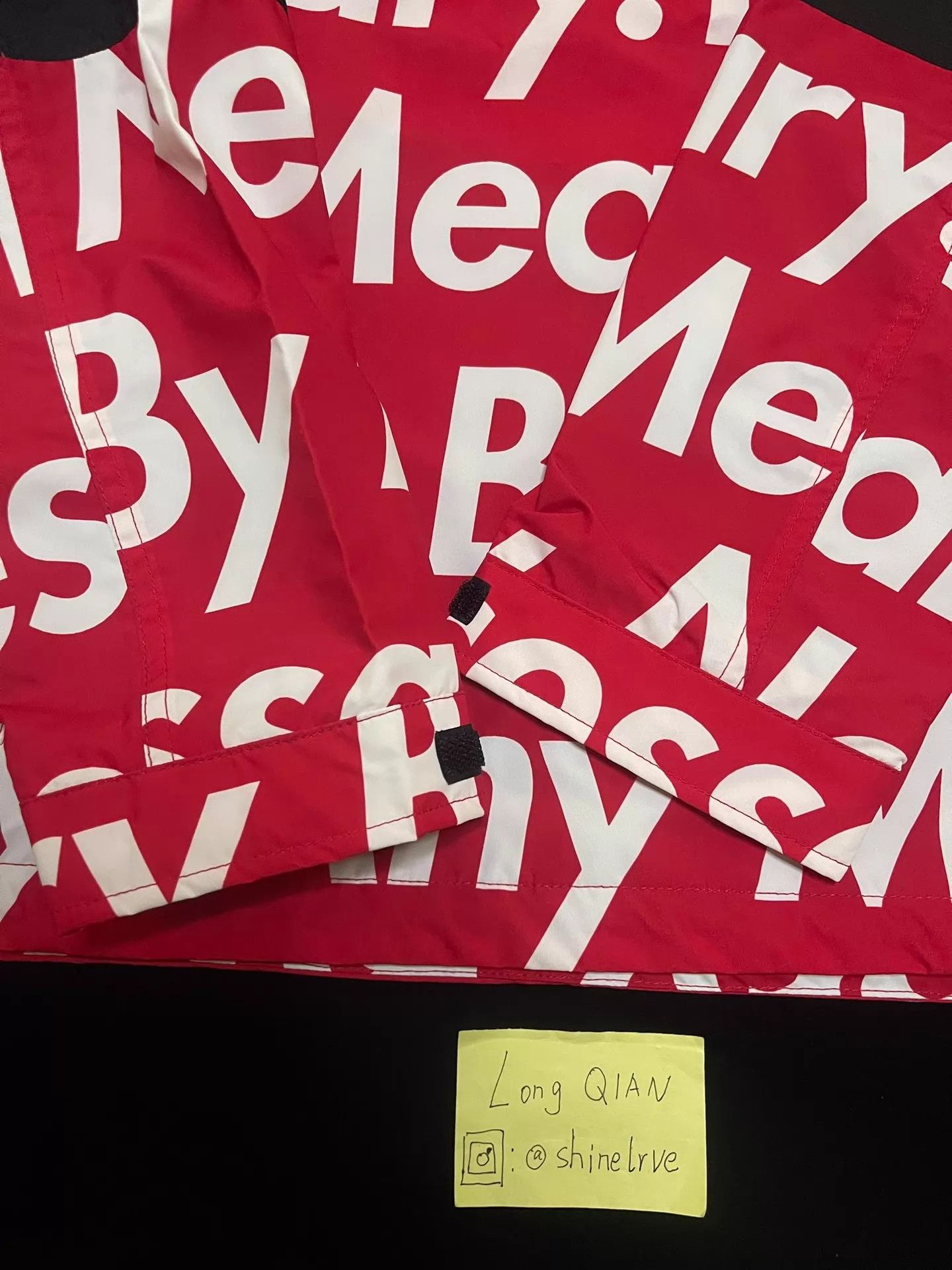 Supreme Supreme TNF By Any Means Necessary Red Shell Jacket New Rare Size US M / EU 48-50 / 2 - 5 Thumbnail