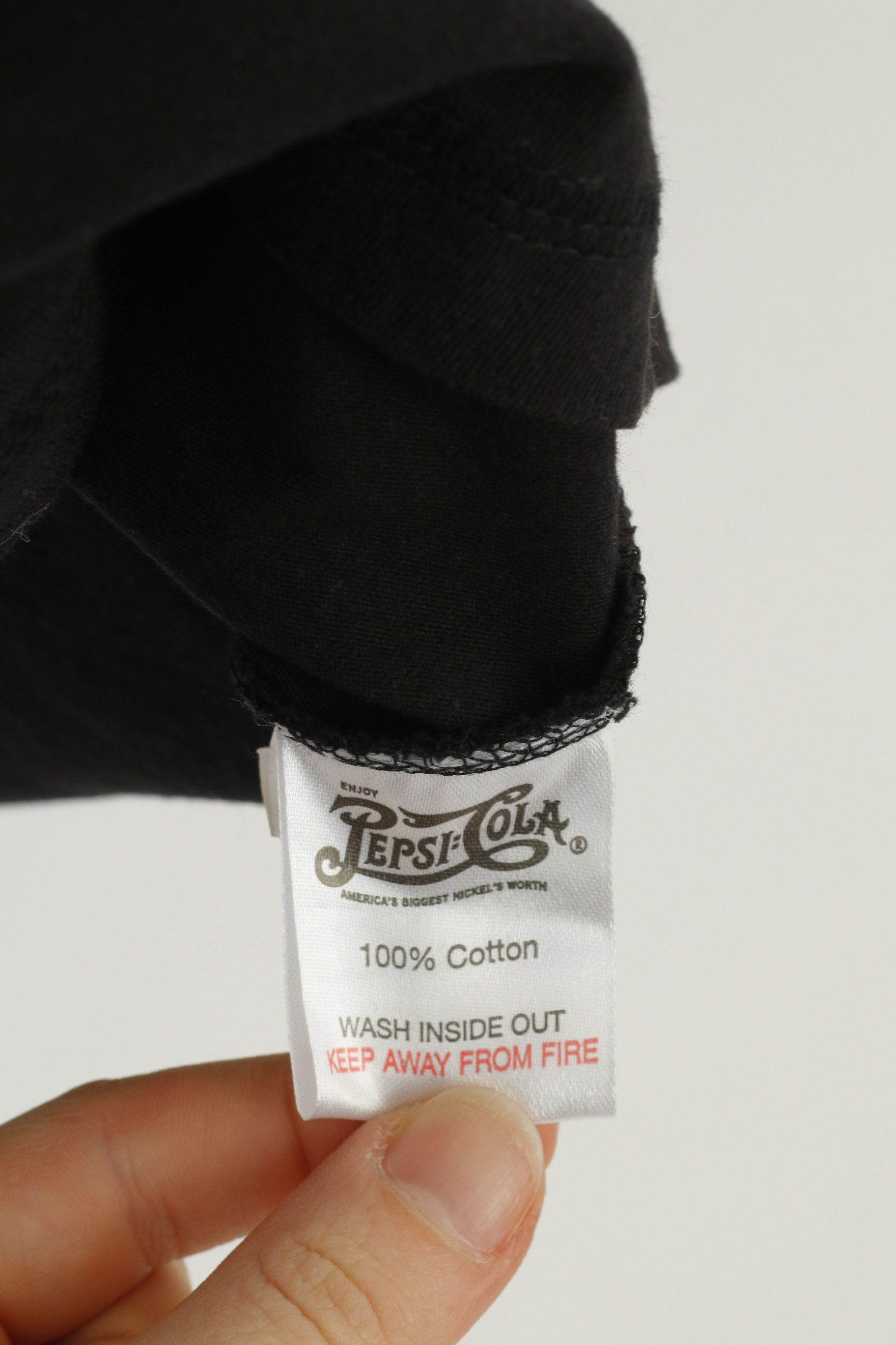 Pepsi Pepsi Cola Men L T- Shirt Black Graphic Cotton 9993 Size US L / EU 52-54 / 3 - 6 Thumbnail
