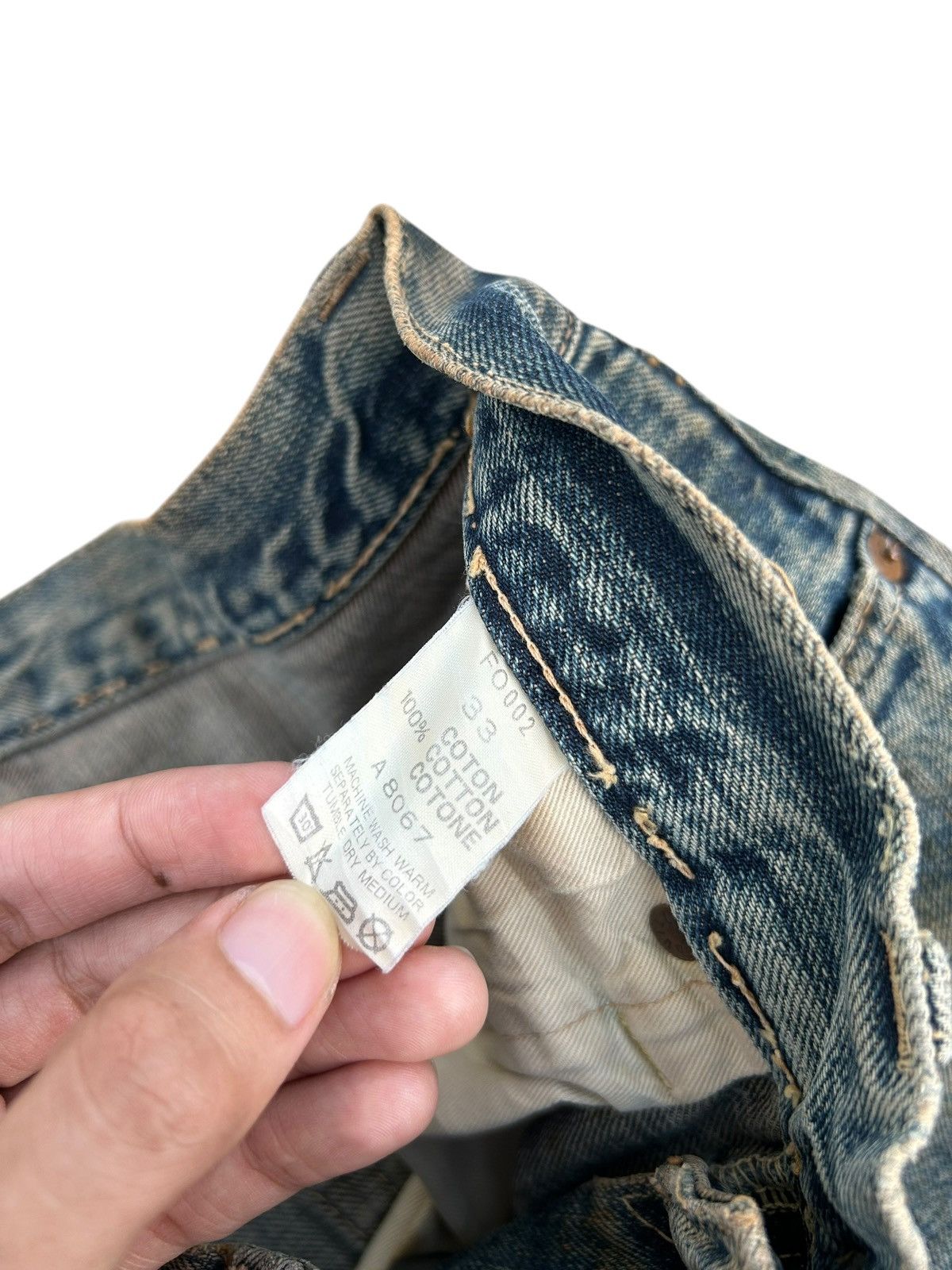 Kapital Thrashed Vintage Japanese Brand Pinball Selvedge Denim Jeans Size US 31 - 14 Thumbnail