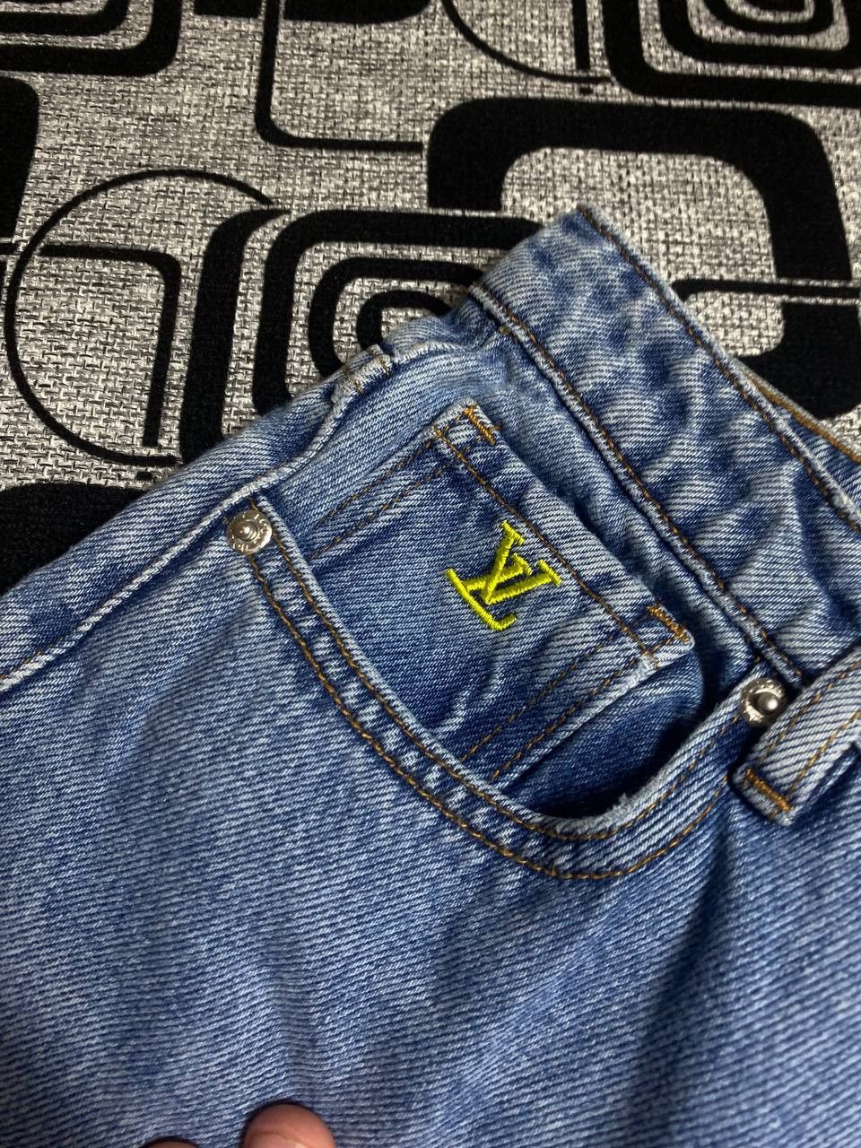 Japanese Brand Crazy Crash Dirty Baggy Faded Jean Japan Avant Garde Style Size US 26 / EU 42 - 15 Thumbnail