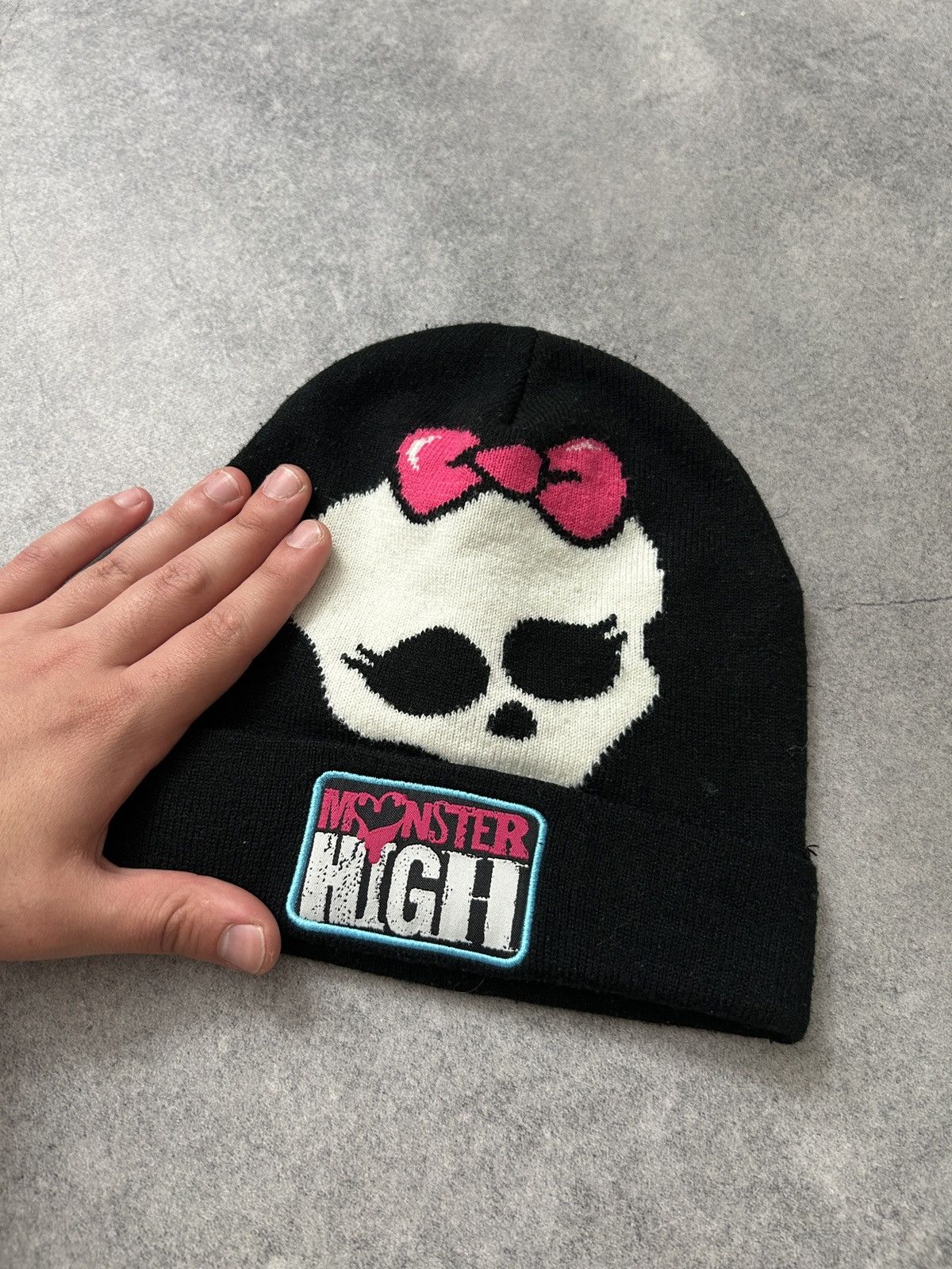 Japanese Brand Monster High Big logo hats mes y2k avant-garden Size ONE SIZE - 2 Thumbnail