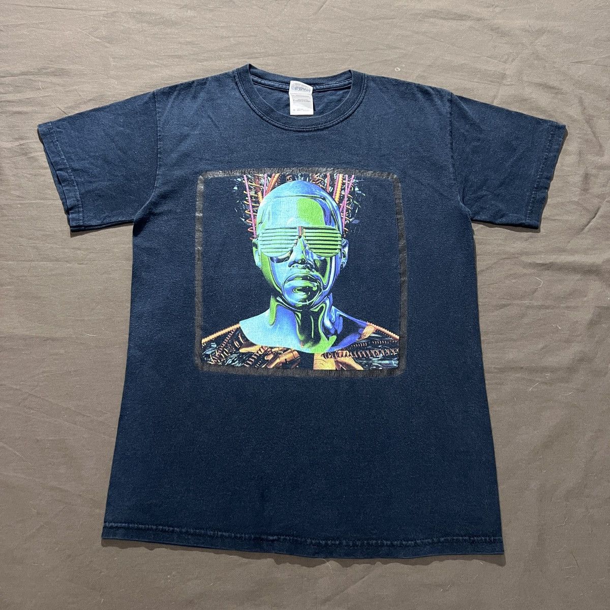 Rap Tees Vintage Y2K Kanye West Glow In The Dark Tour Promo Tee Faded Size US S / EU 44-46 / 1 - 1 Thumbnail