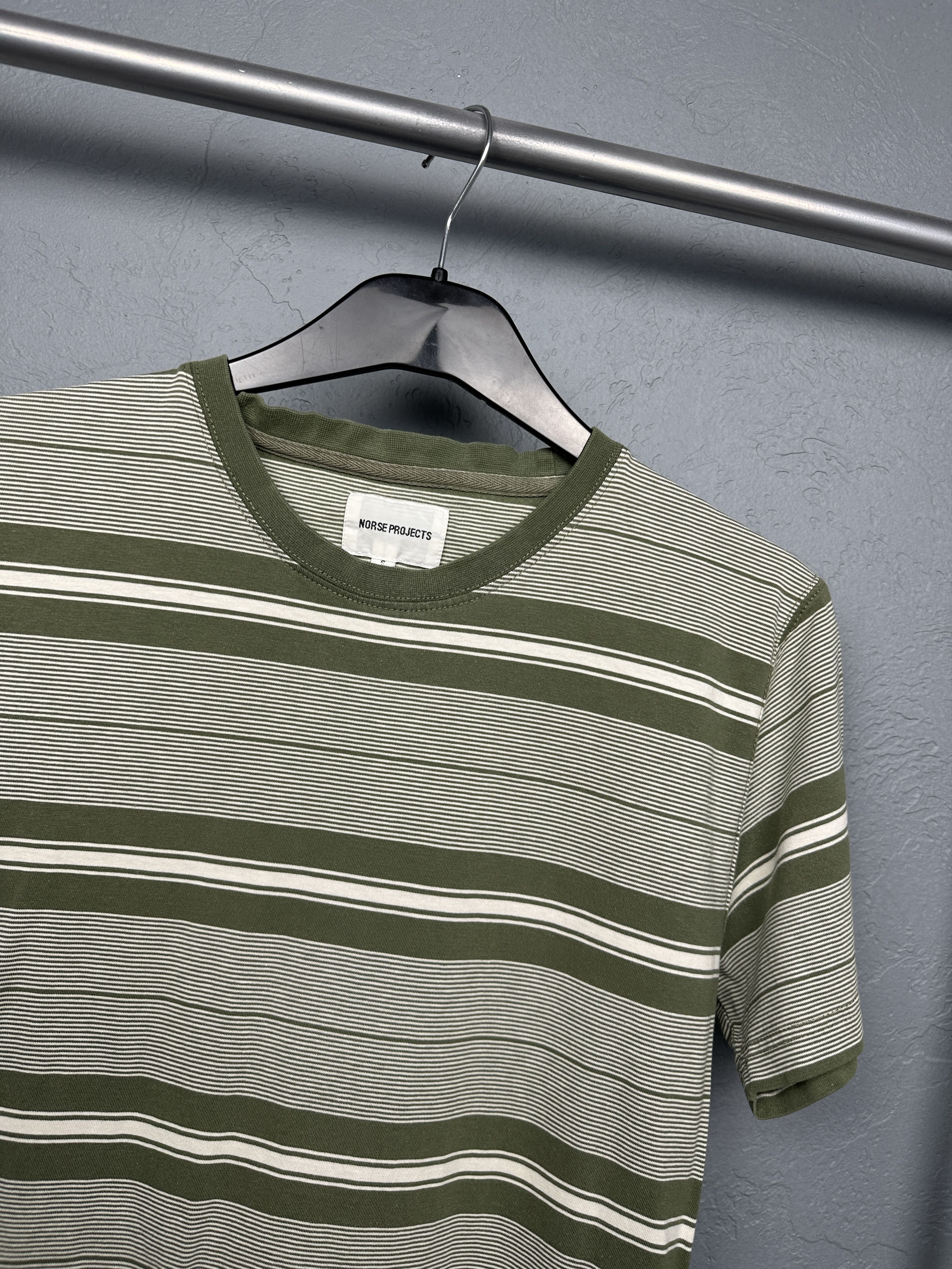 Norse Projects Norse Projects Mens Striped T-Shirt Size S Size US S / EU 44-46 / 1 - 2 Thumbnail