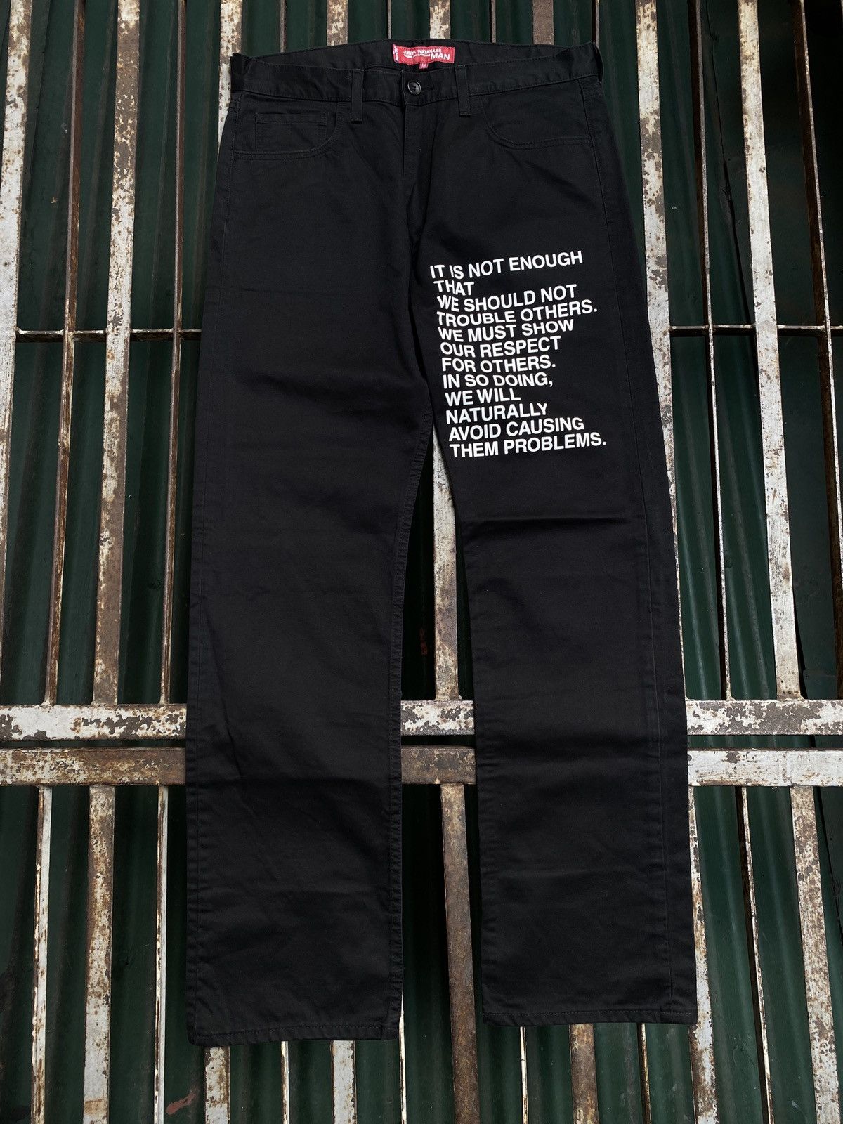Junya Watanabe × Levi's Archive Junya Watanabe - Levi’s - SS02 Poem Morality Pants Size US 34 / EU 50 - 1 Thumbnail