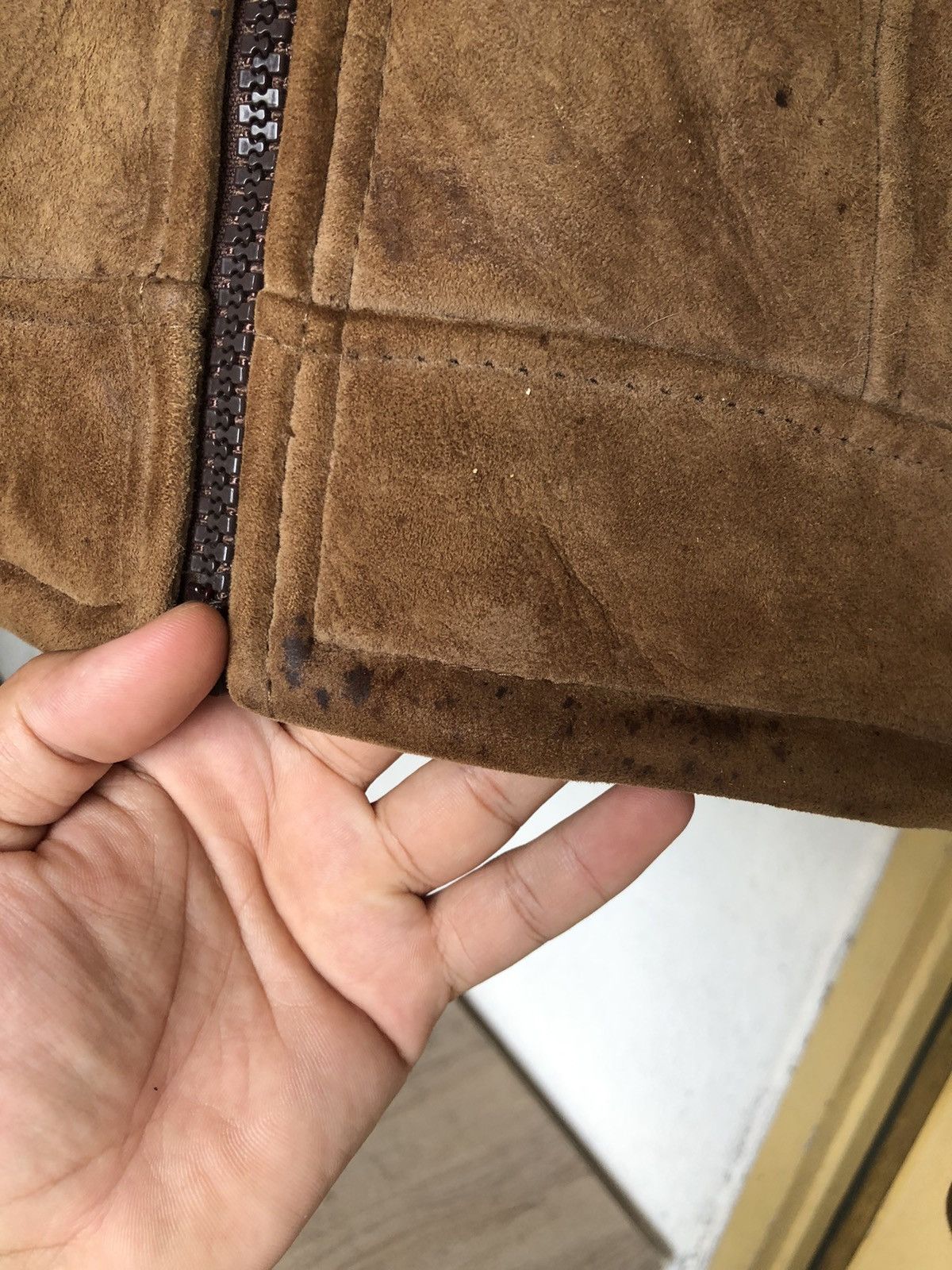Leather Vintage Homestead Hand Made B3 Shearling Leather Jacket Size XL / US 12-14 / IT 48-50 - 10 Thumbnail