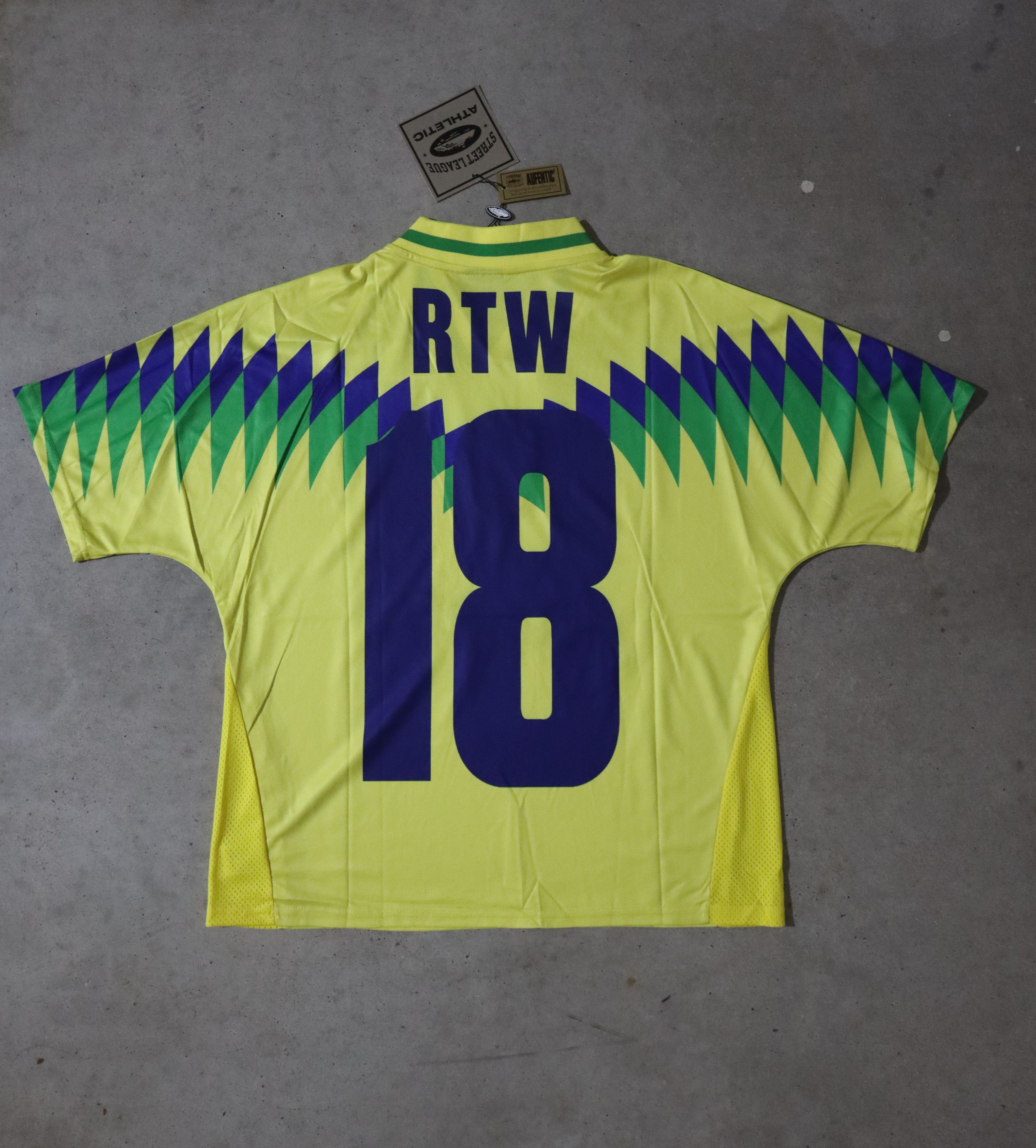 Corteiz Corteiz Club America Brasil Jersey Yellow | Grailed