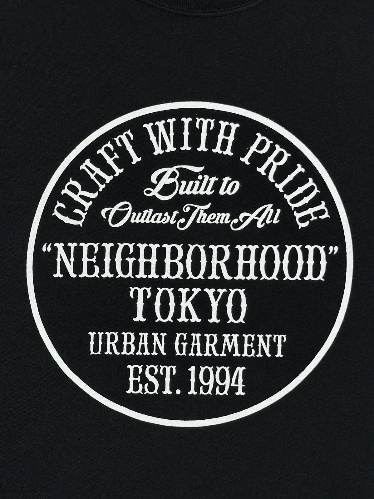 Neighborhood NEIGHBORHOOD "BUILT TO OUTLAST THEM ALL" T SHIRT Size US S / EU 44-46 / 1 - 2 Thumbnail