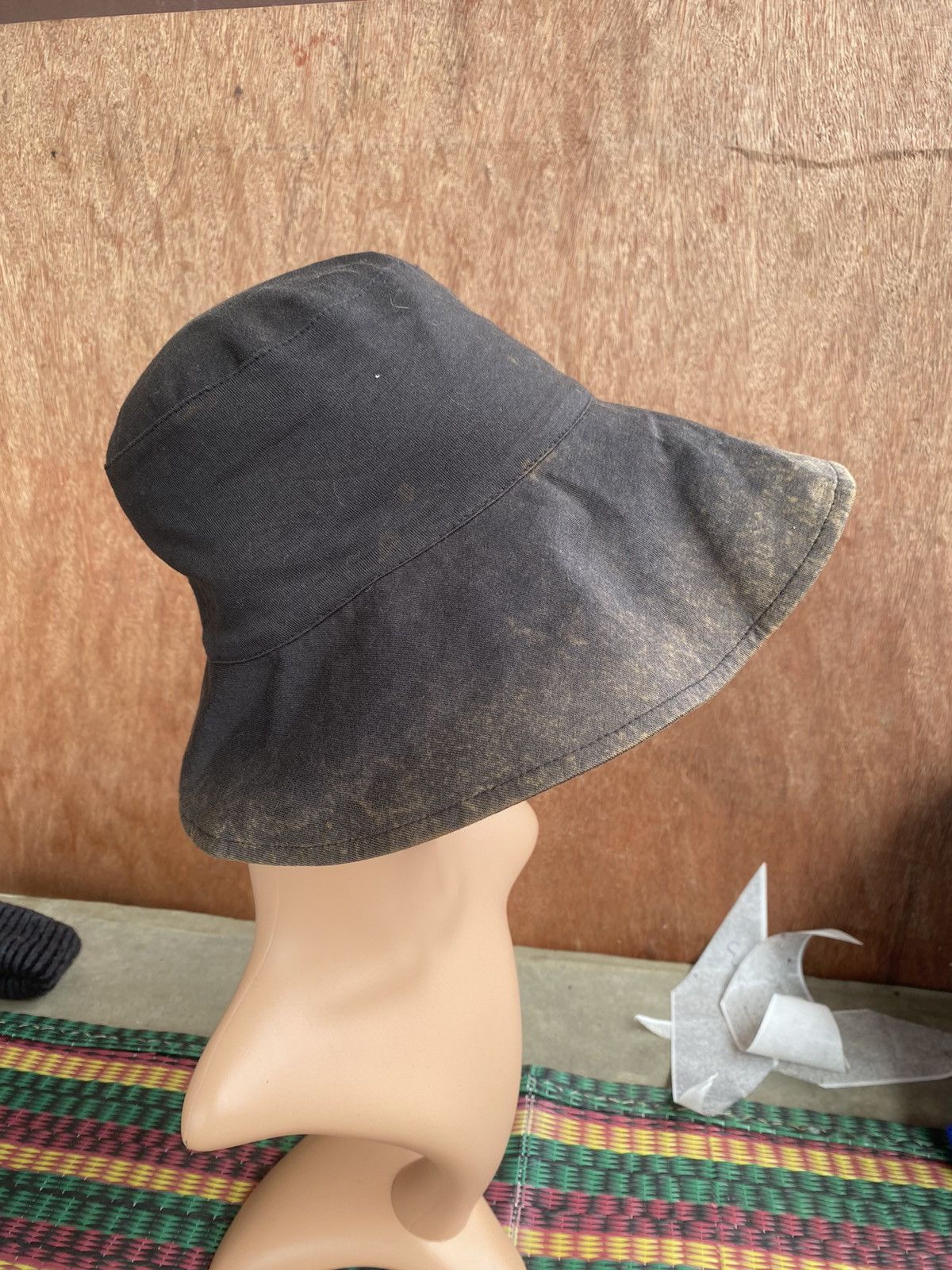 agnes b. Vintage Agnes B Distressed Faded Wide Brim Hat Size ONE SIZE - 6 Thumbnail