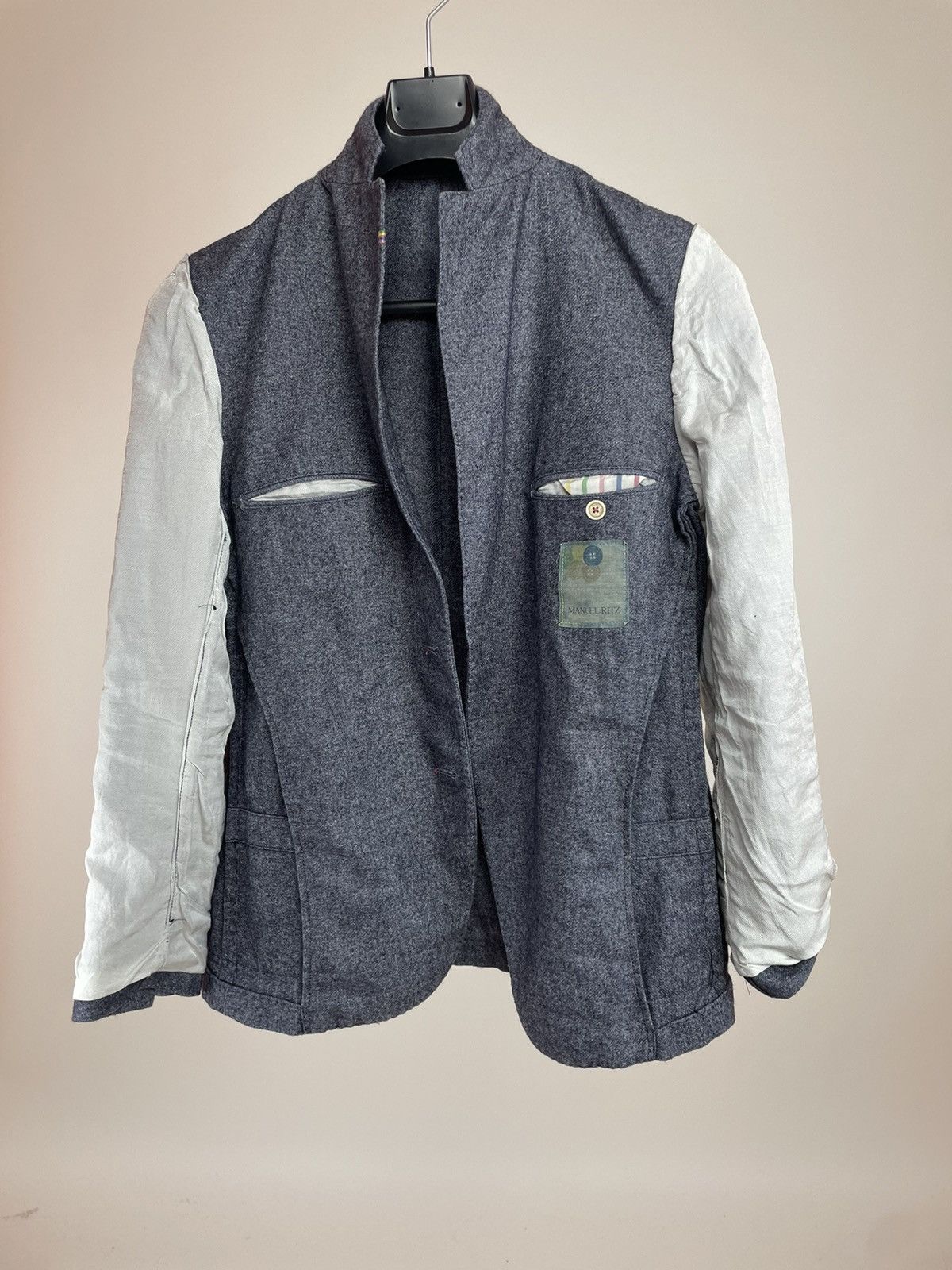 Manuel Ritz Manuel Ritz Wool Blazer toscana pockets Mens size 50 Slim Size 40S - 13 Thumbnail