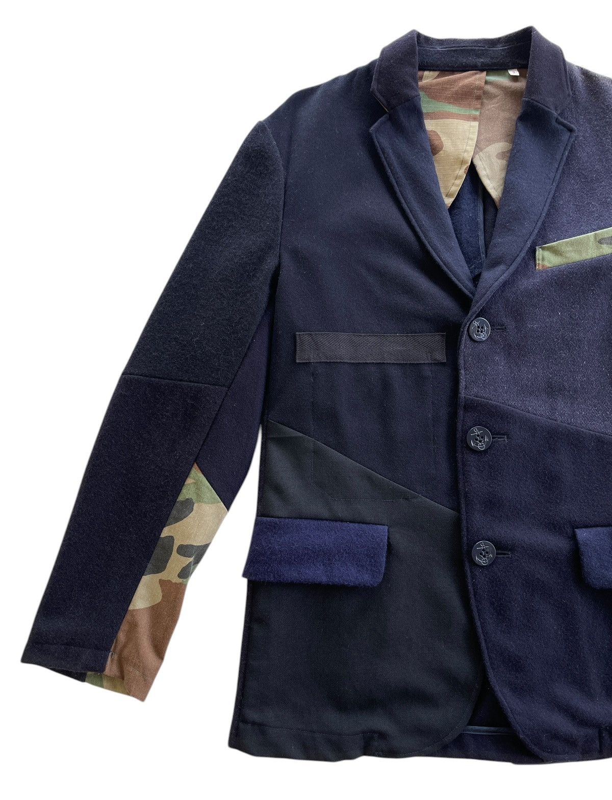 HOLLYWOOD RANCH MARKET H.Ranch Market Remake Patchwork Jacket Size US M / EU 48-50 / 2 - 5 Thumbnail
