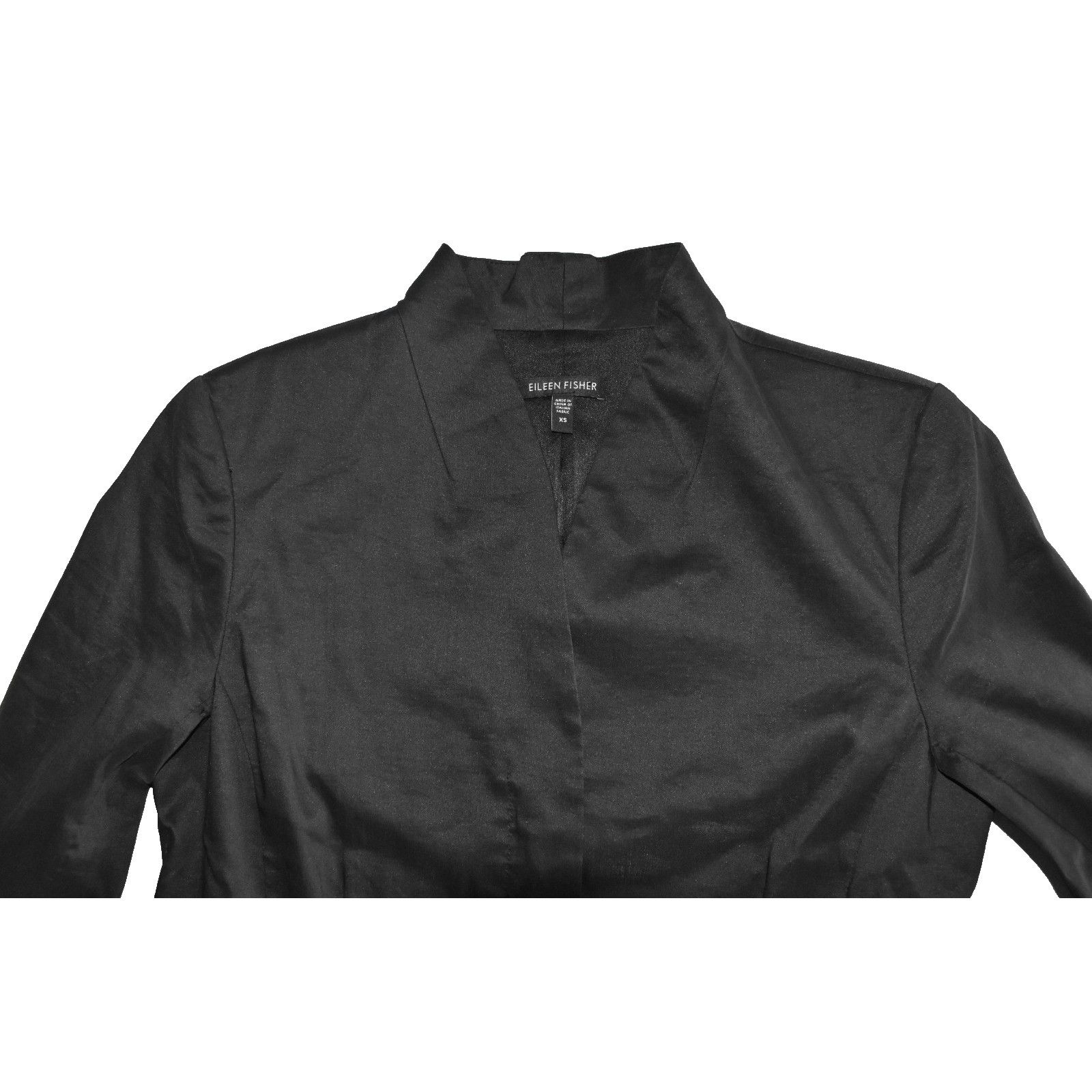 Eileen Fisher EILEEN FISHER Polished Ramie Zipper Closure Jacket Size XS Size XS / US 0-2 / IT 36-38 - 5 Thumbnail