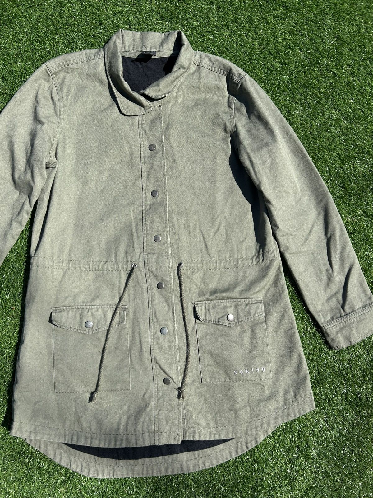 Oakley × Vintage 2000’s Oakley Cotton Grey Parka Jacket M Size US M / EU 48-50 / 2 - 1 Thumbnail