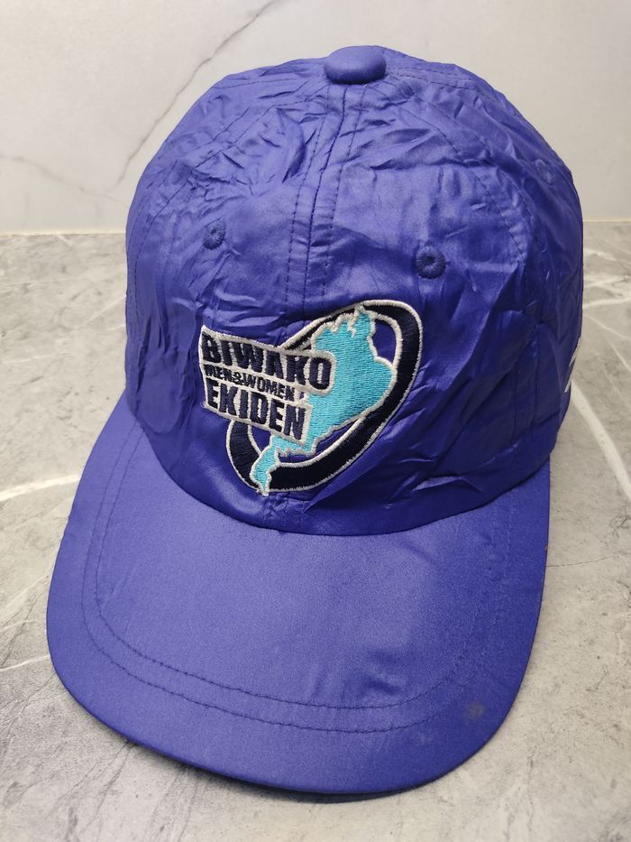 Mizuno Vintage Mizuno Biwako Ekiden Cap Hat Size ONE SIZE - 1 Thumbnail