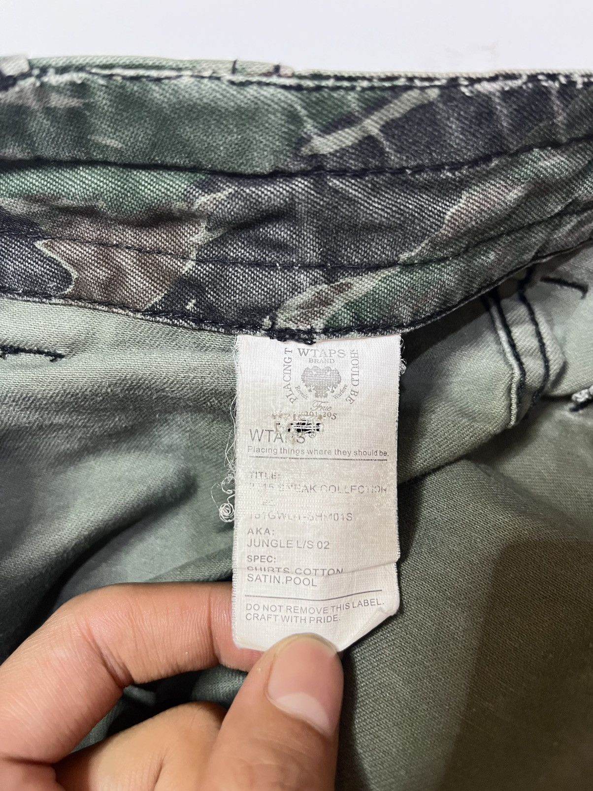 Wtaps Wtaps Camo Stripe Cargo Pants Size US 34 / EU 50 - 7 Thumbnail