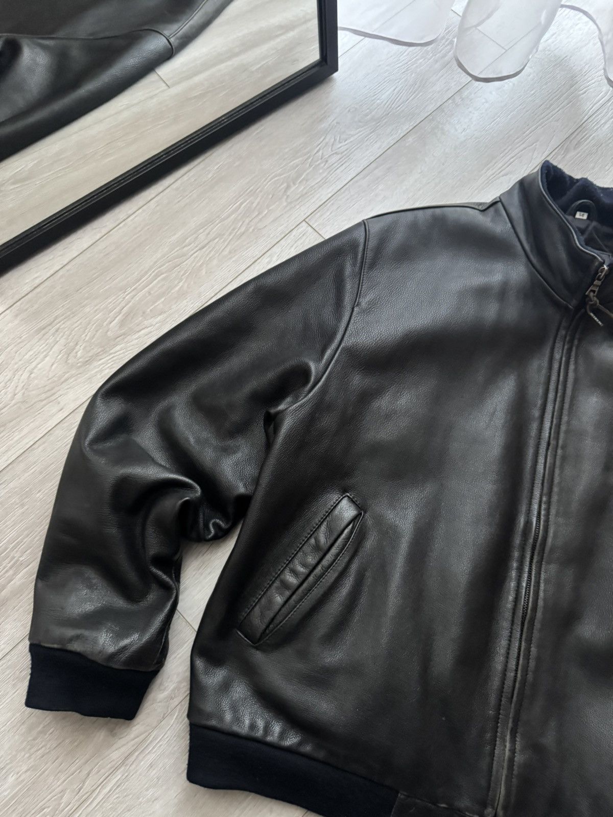 Genuine Leather Leonardo Sportiva Vintage Real Leather Jacket Size US XL / EU 56 / 4 - 2 Thumbnail