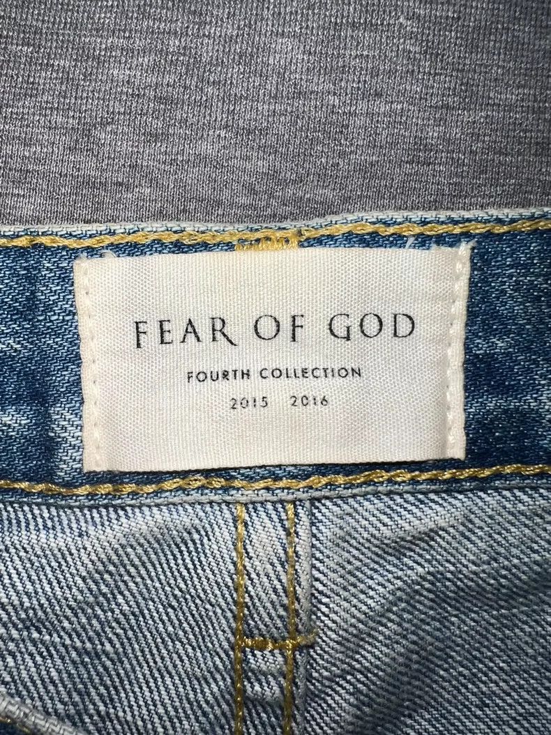 Fear of God Fear of God 4th og blue cow pants Size US 30 / EU 46 - 3 Thumbnail
