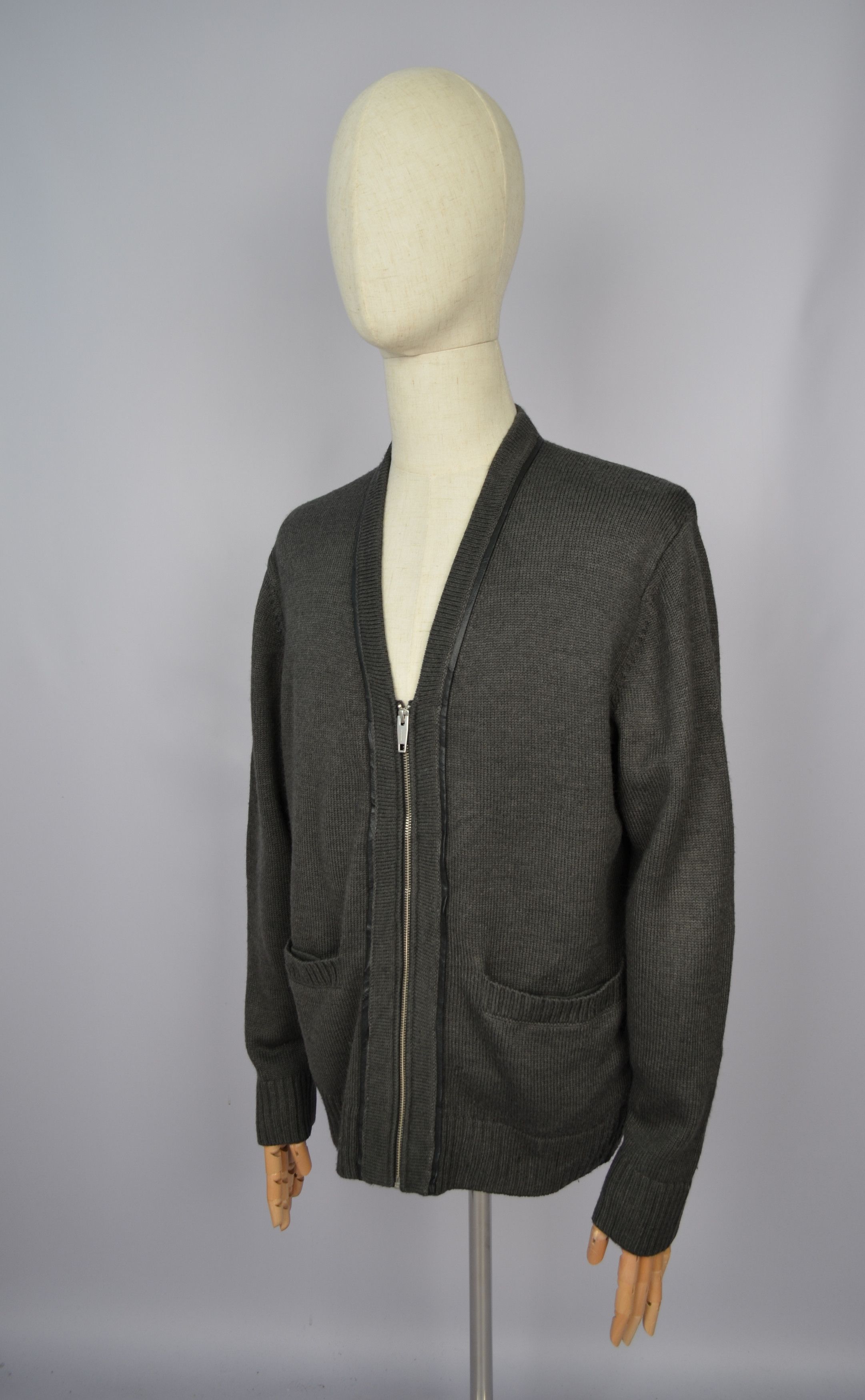 Designer × The Kooples The Kooples Full Zip Wool Blend Knit Jacket Cardigan Sweater Size US M / EU 48-50 / 2 - 5 Thumbnail