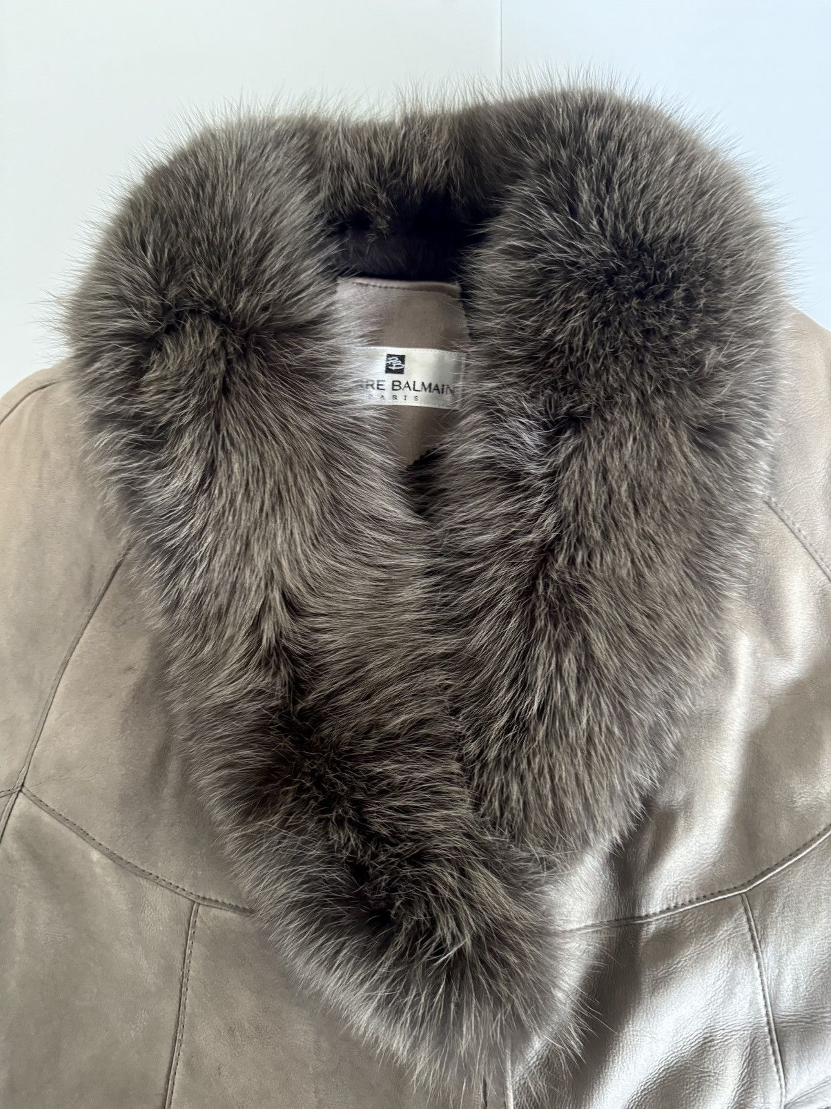 Pierre Balmain Pierre Balmain Shearling Leather Jacket Genuine Fur Trim Size M / US 6-8 / IT 42-44 - 9 Thumbnail